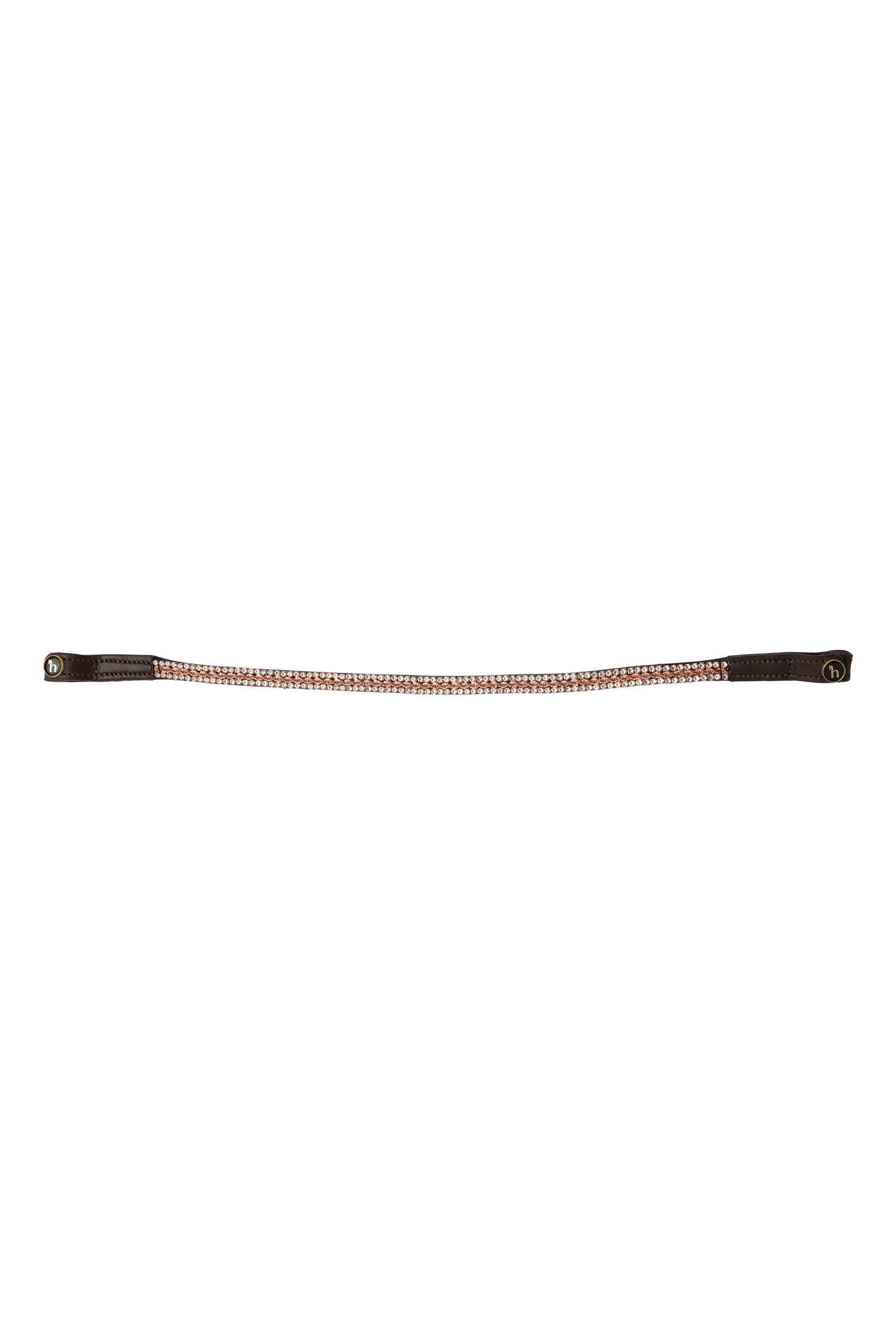Horze Nancy Crystal and Wire Brow Band Bridles & Reins