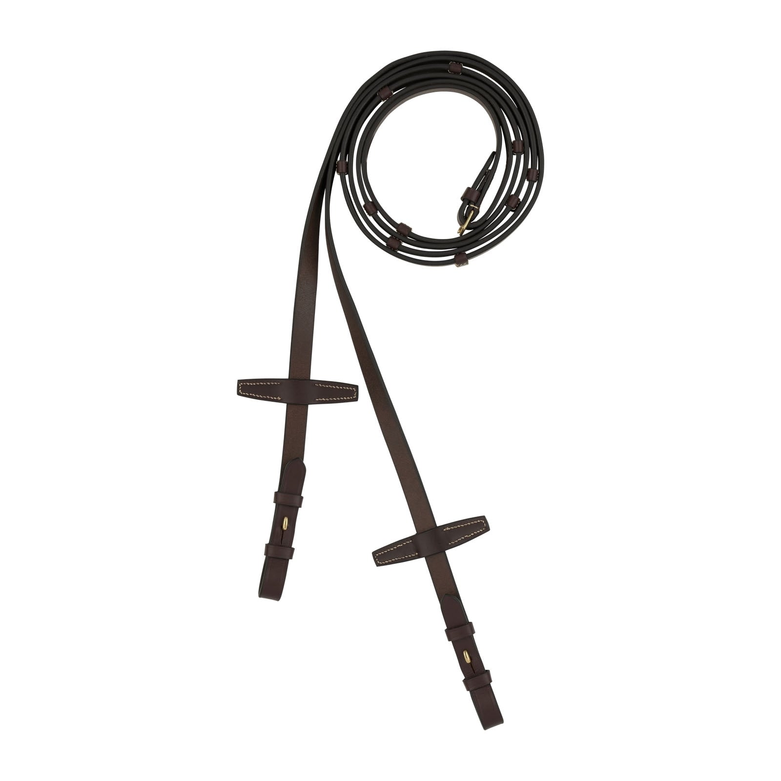 BR Rênes Hunter Tressé Fancy Marron/Argent BR Rênes Hunter Tressé Fancy Marron/Argent