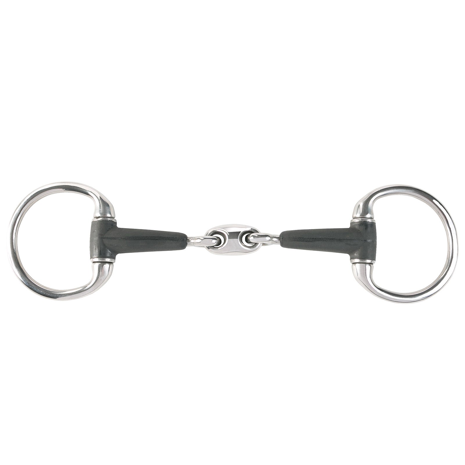 Horze Mors de filet double brisure caoutchouc à olives Mors
