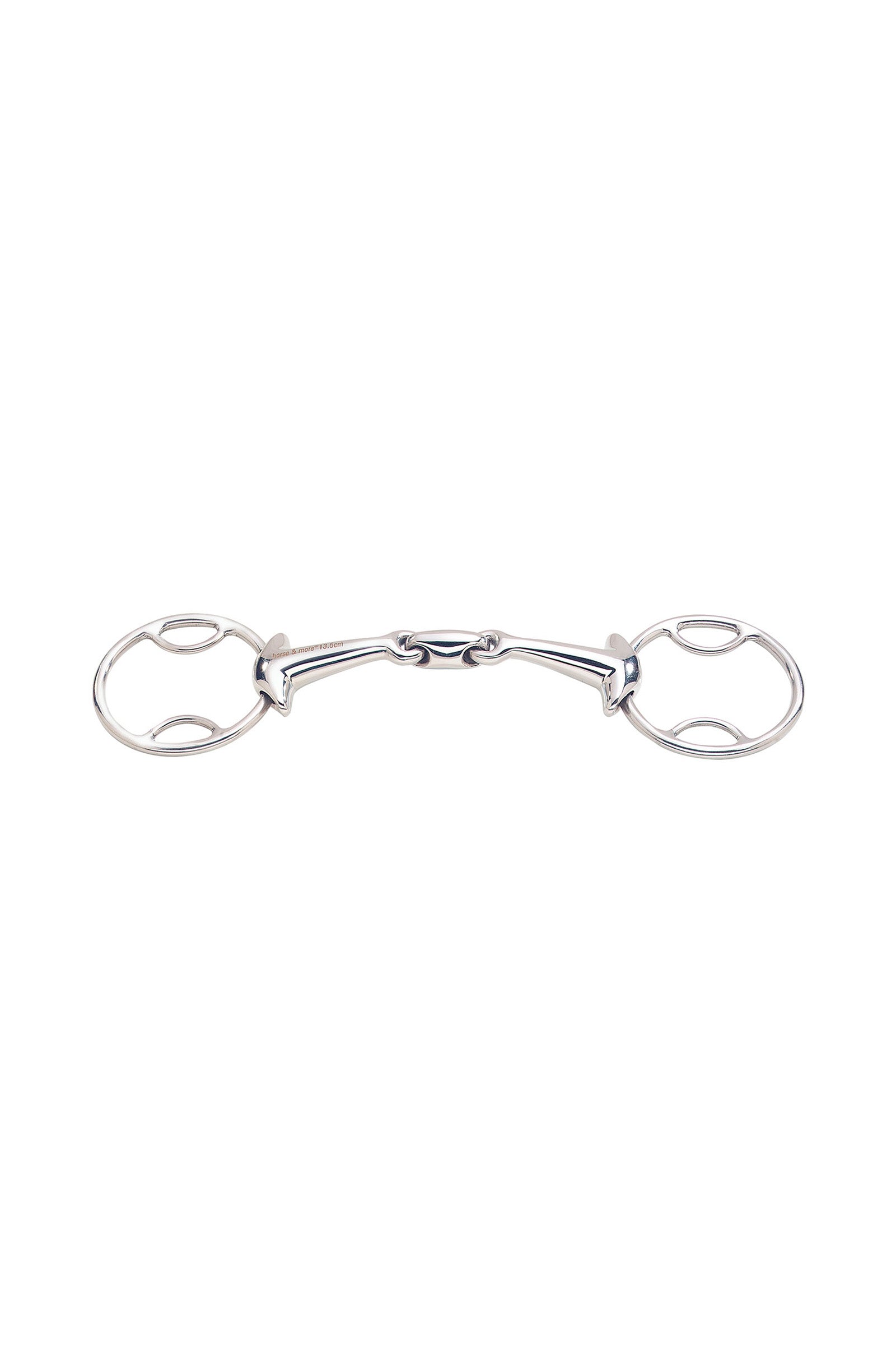 Sprenger mors 3 anneaux Max-Control en acier inoxydable, double brisure Mors