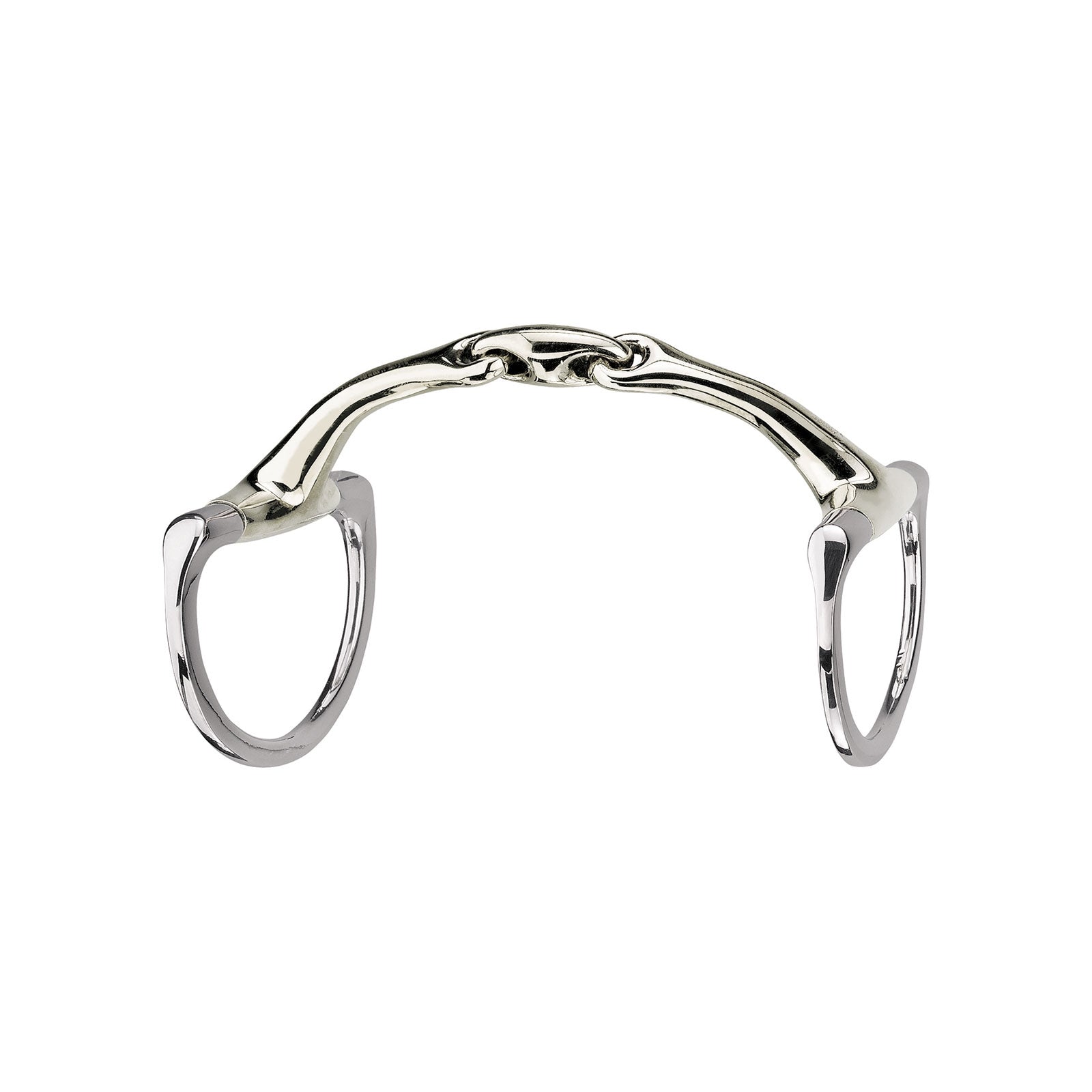 Sprenger Dynamic RS Sensogan D-Ring Eggbutt Bit, Double Jt. 14 mm Mors