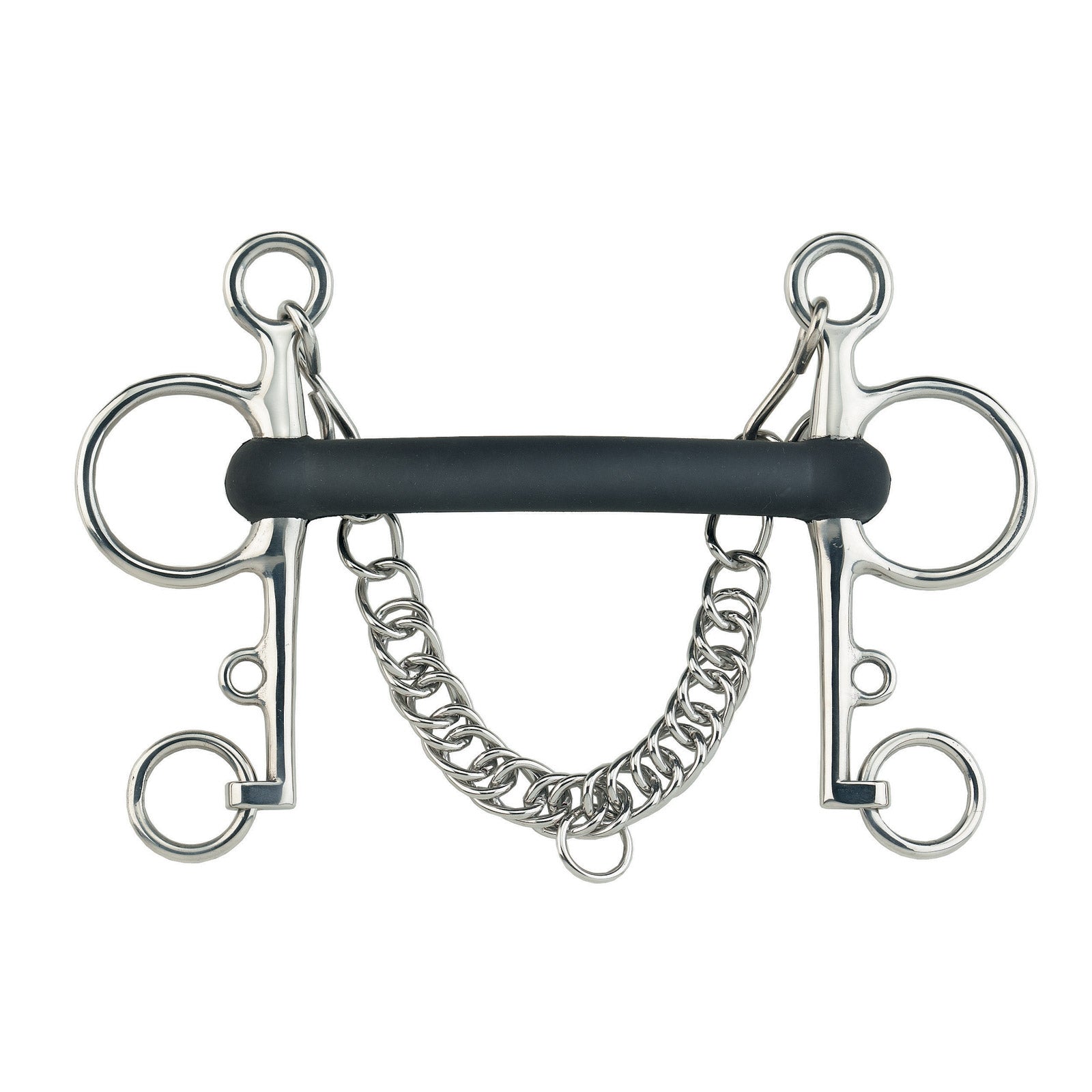 Sprenger Caoutchouc Pelham Inox Mors