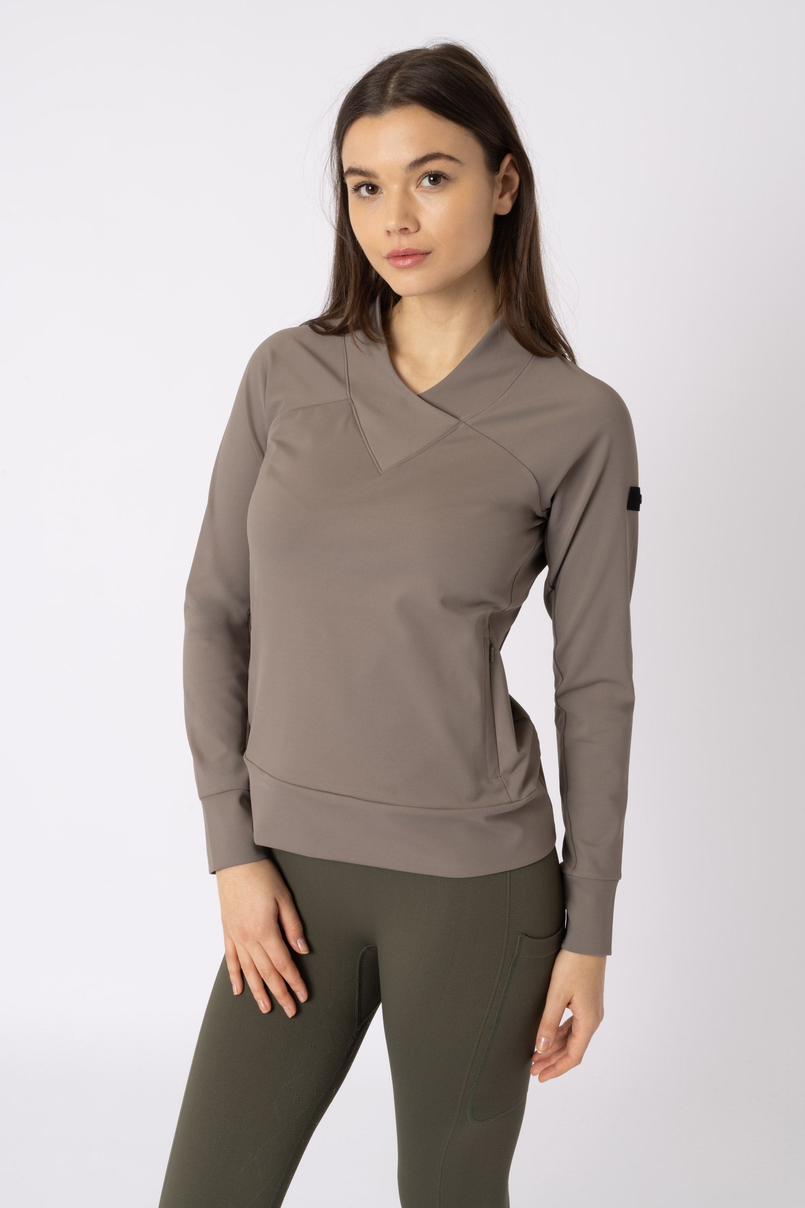 Horze Sweat-shirt fonctionnel Elodie, femme Vêtements d'équitation femme
