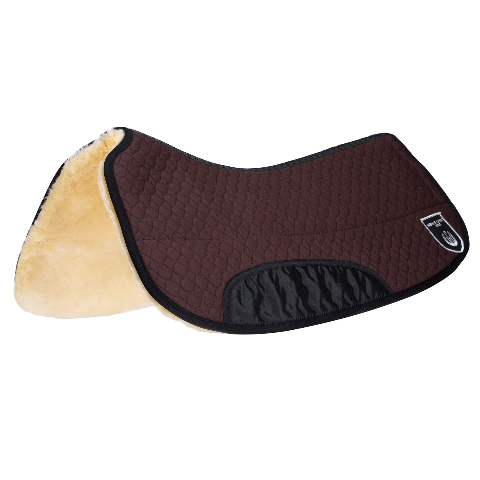 Christ Pad arrondi avec poche à insert mouton 20mm Tapis de selle