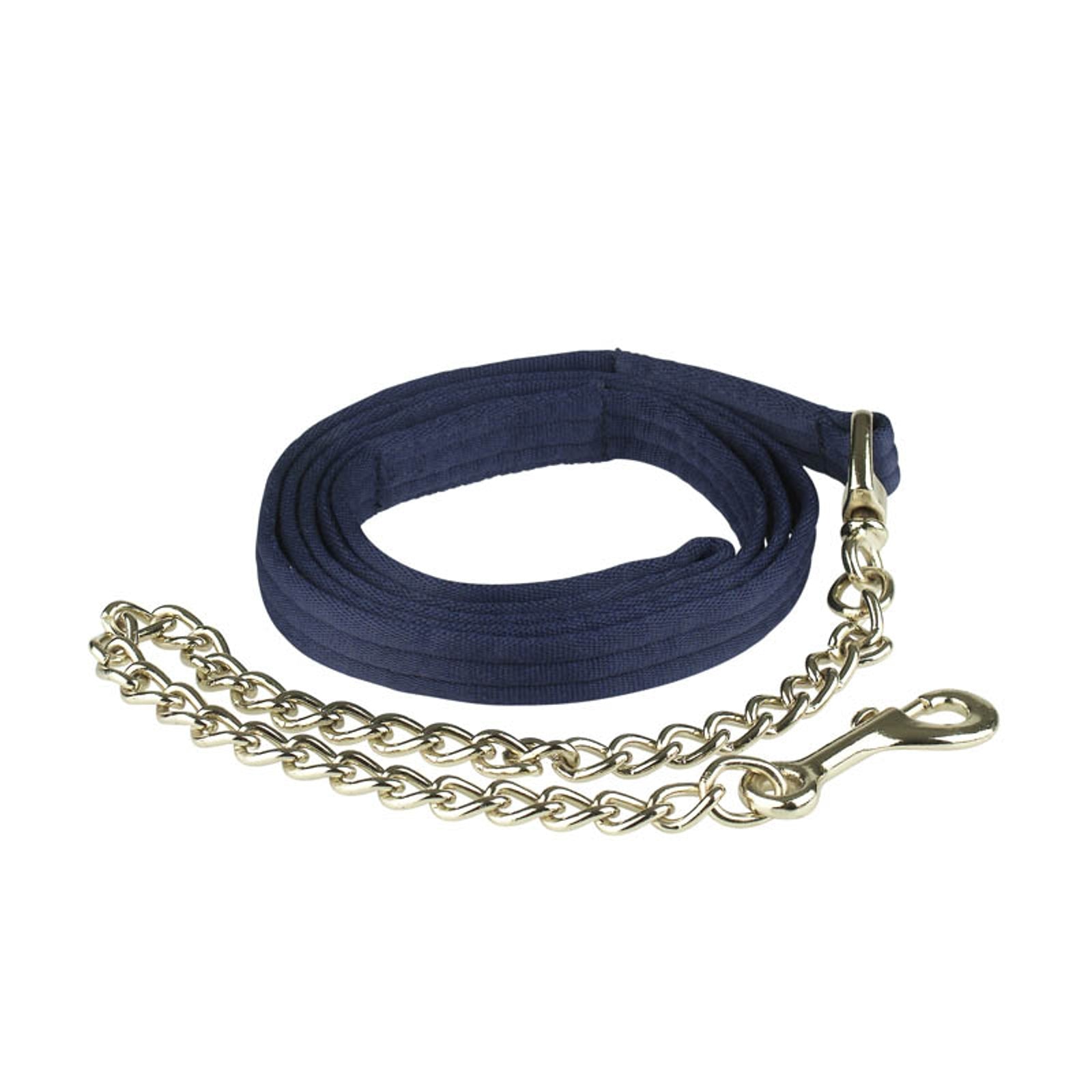 Finntack Longe en textile doublé Pro avec chaîne simple Licols & longes