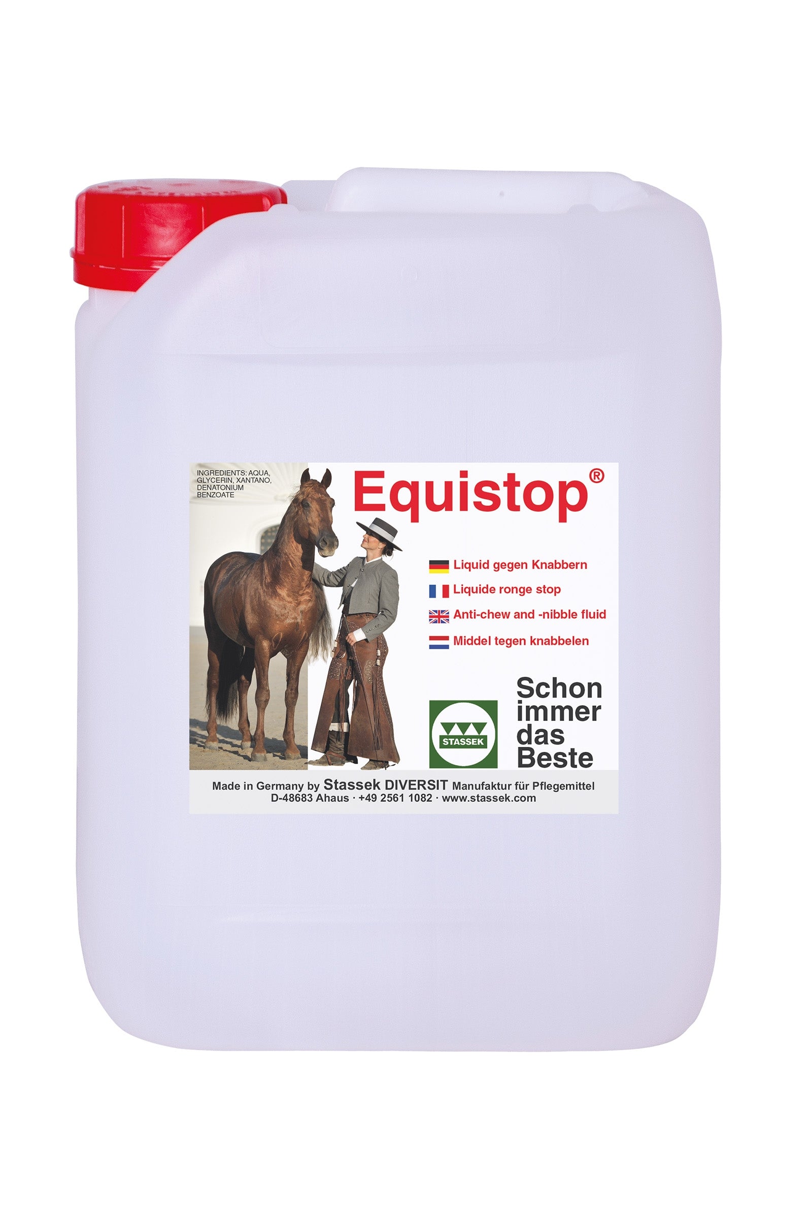 Stassek Equistop Anti-Nibble Fluid, 5 liters Stable Equipment