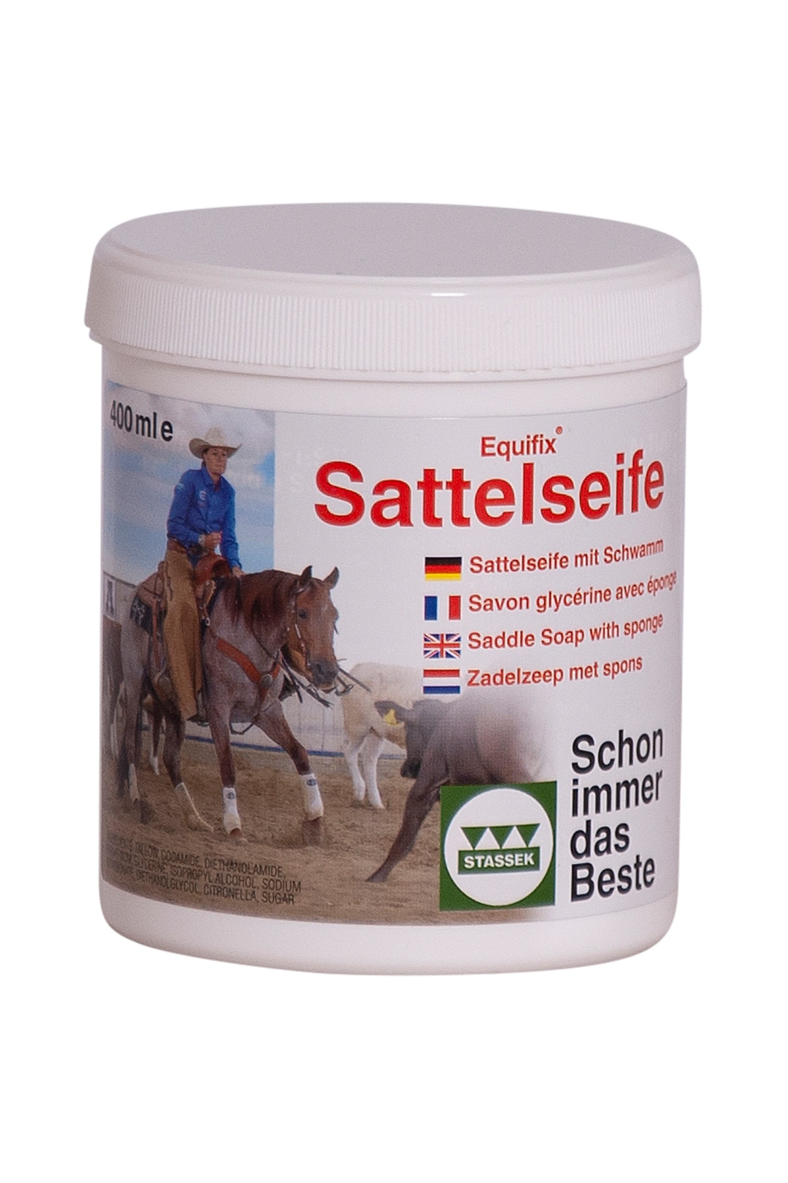 Stassek Baume pour cuir Equifix, 400 ml Soins