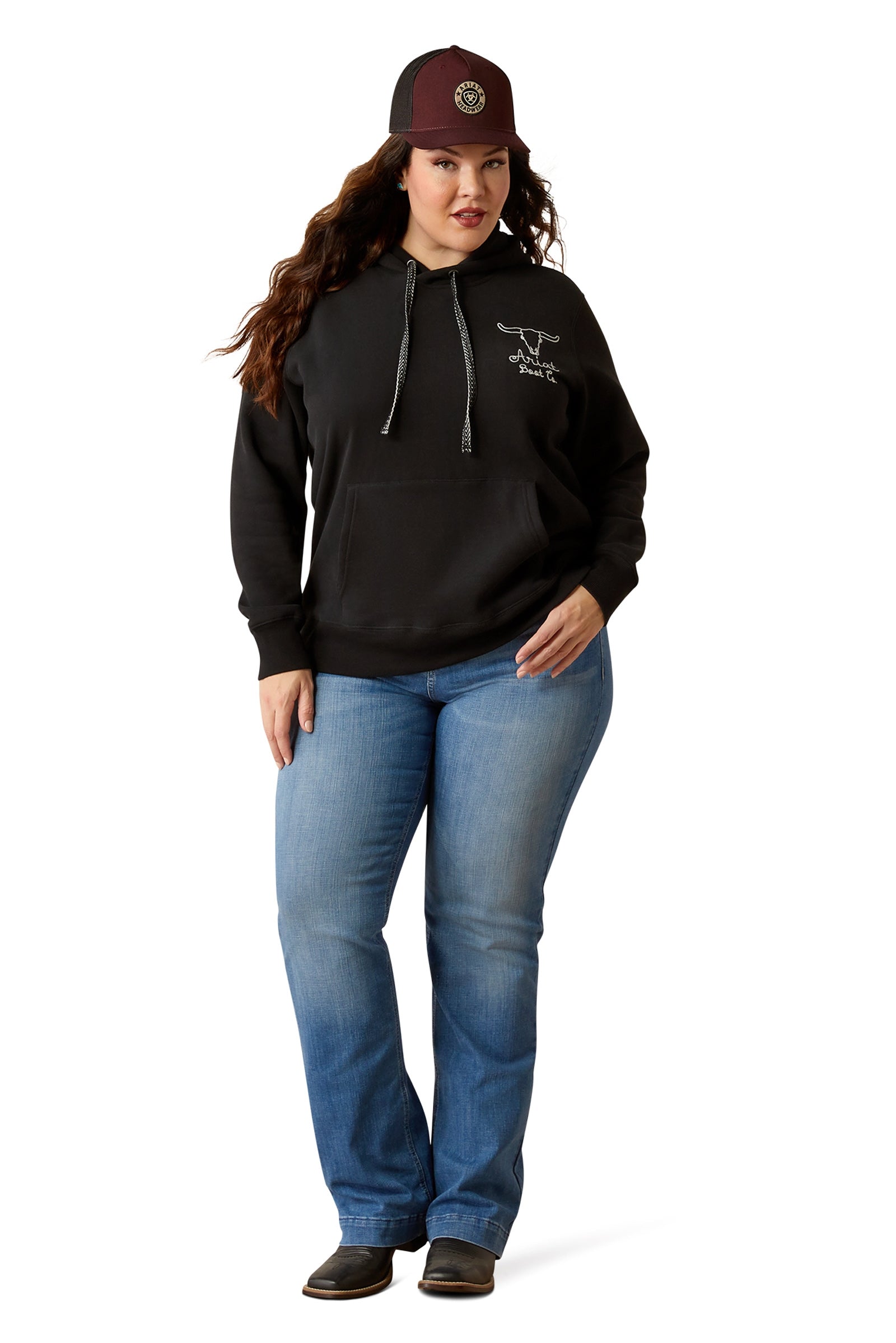 Ariat Steer Stitch Hoodie Vêtements d'équitation femme