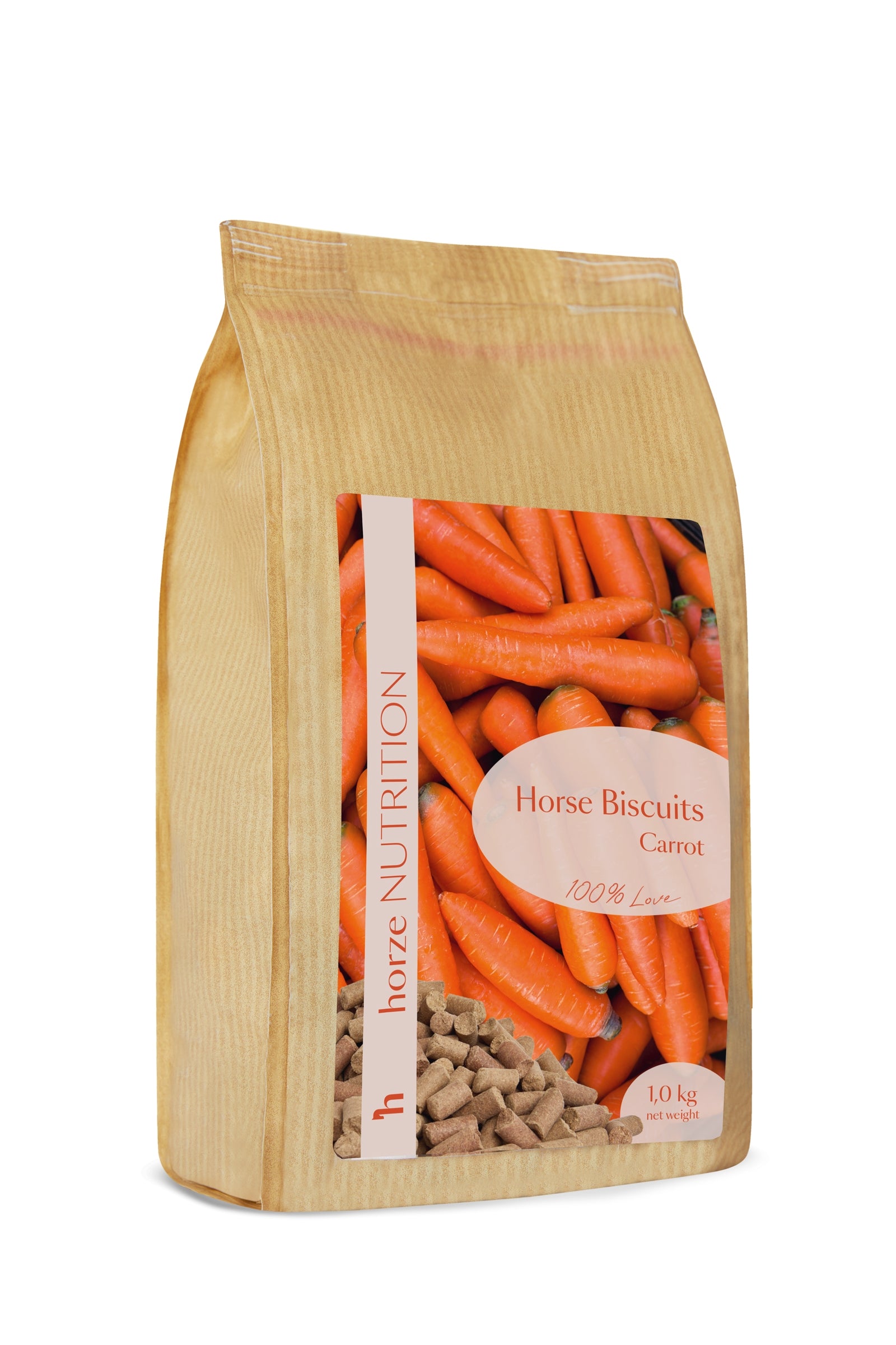 Horze Biscuits Carotte, Friandises 1 kg Horse Feed & Nutrition