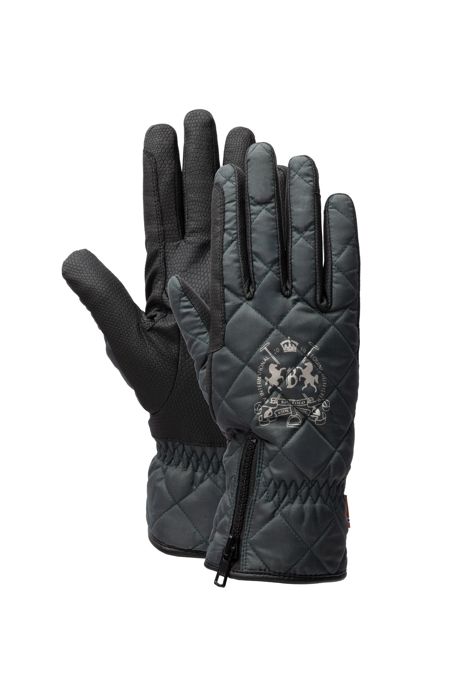 B Vertigo Onyx Gants d'équitation imperméables et rembourrés Gants d'équitation