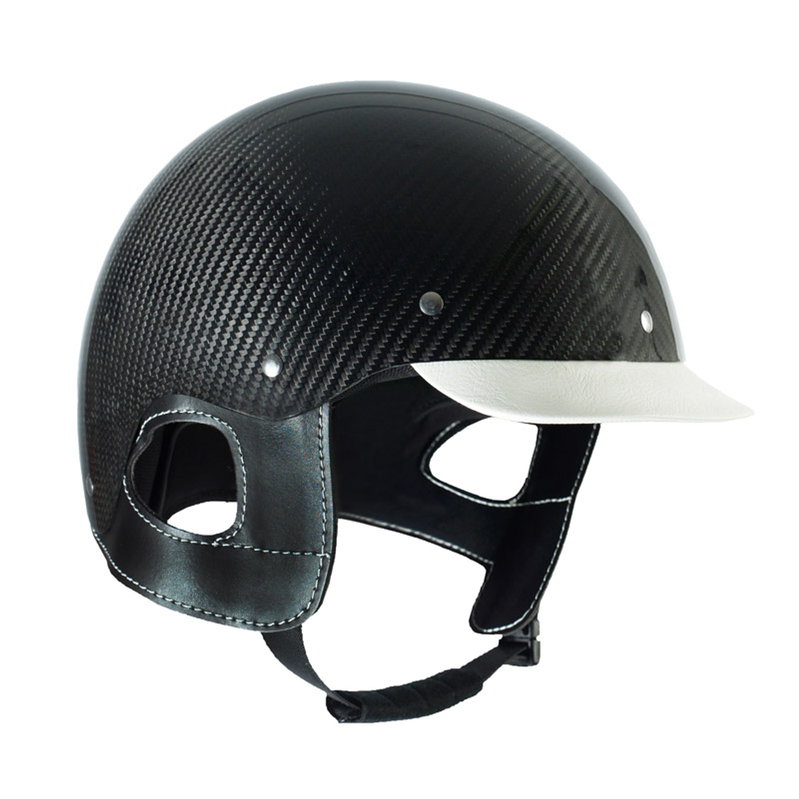Finntack Casque Elite, fibres de carbone Trot attelé