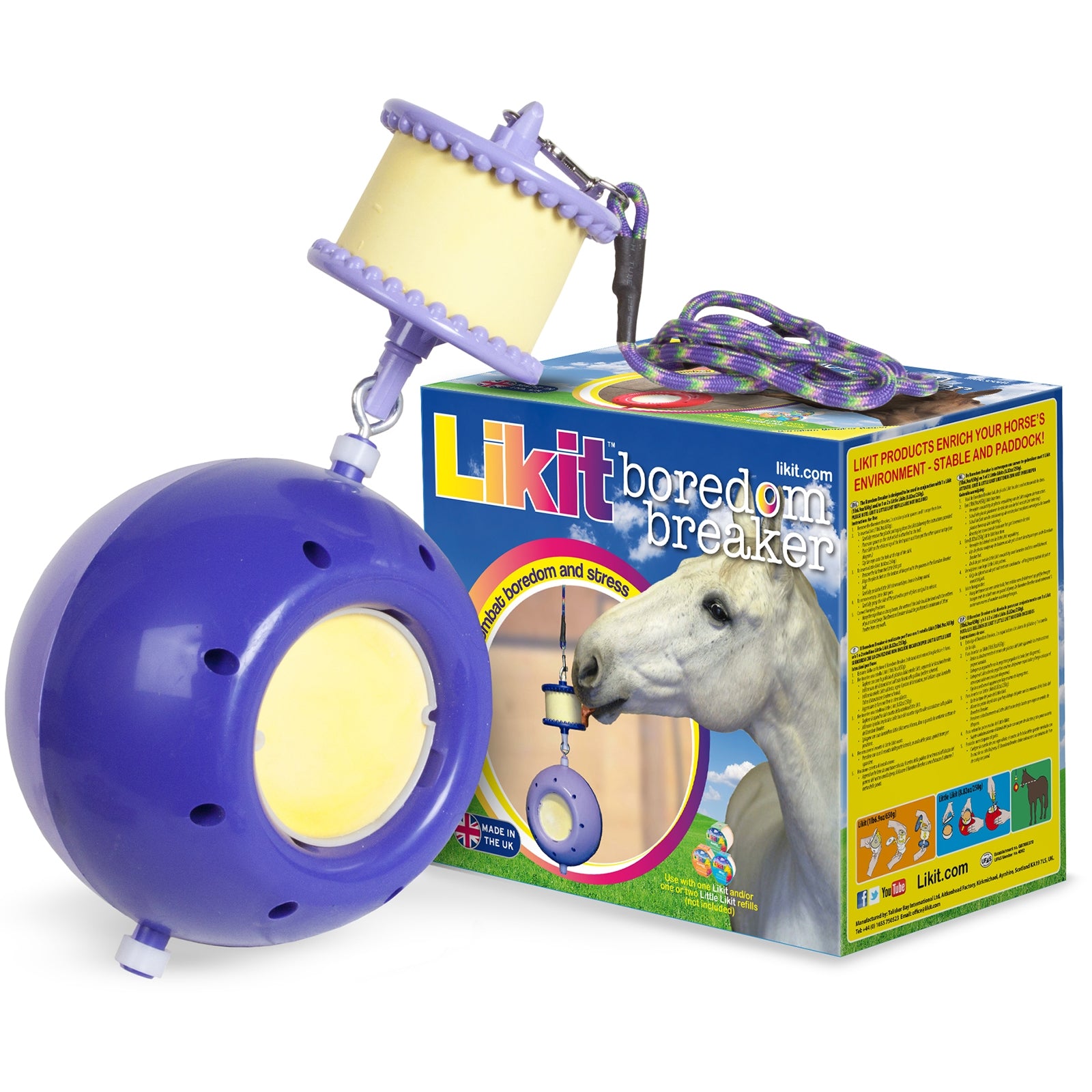 Likit Double support pierre à lécher anti-ennui Boredom Breaker Horse Feed & Nutrition