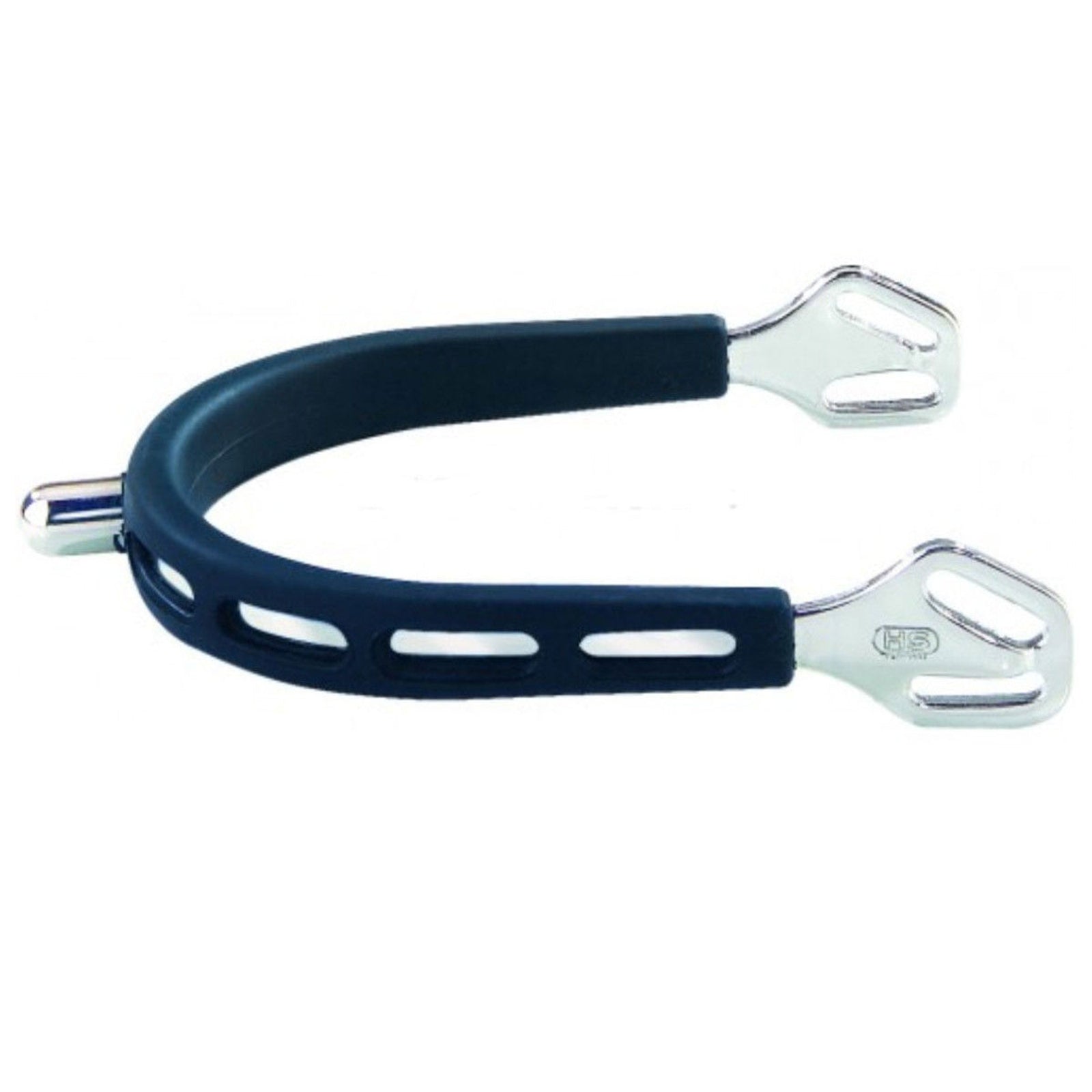 Sprenger Courroies d'éperons Ultra Fit Extra Grip 20mm arrondies Noir S Cravaches d'équitation