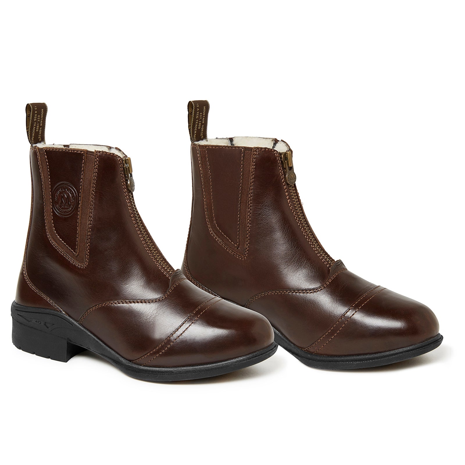 Mountain Horse Aurora bottes paddock d'hiver à zip pour femme Bottes d'équitation & chaps