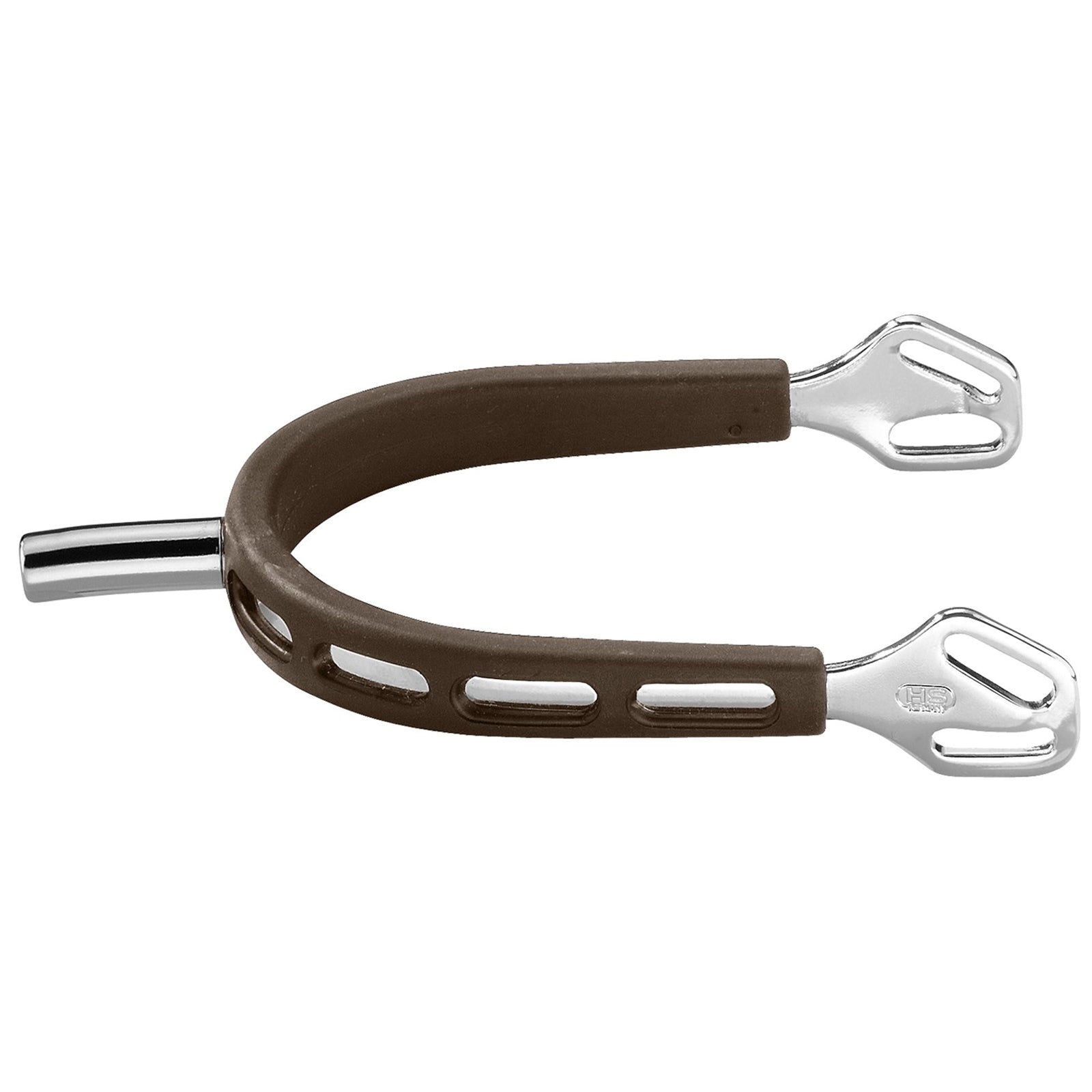 Sprenger Éperons Ultra Fit partie adhérente Marron, Acier Inox, à cylindre Cravaches d'équitation