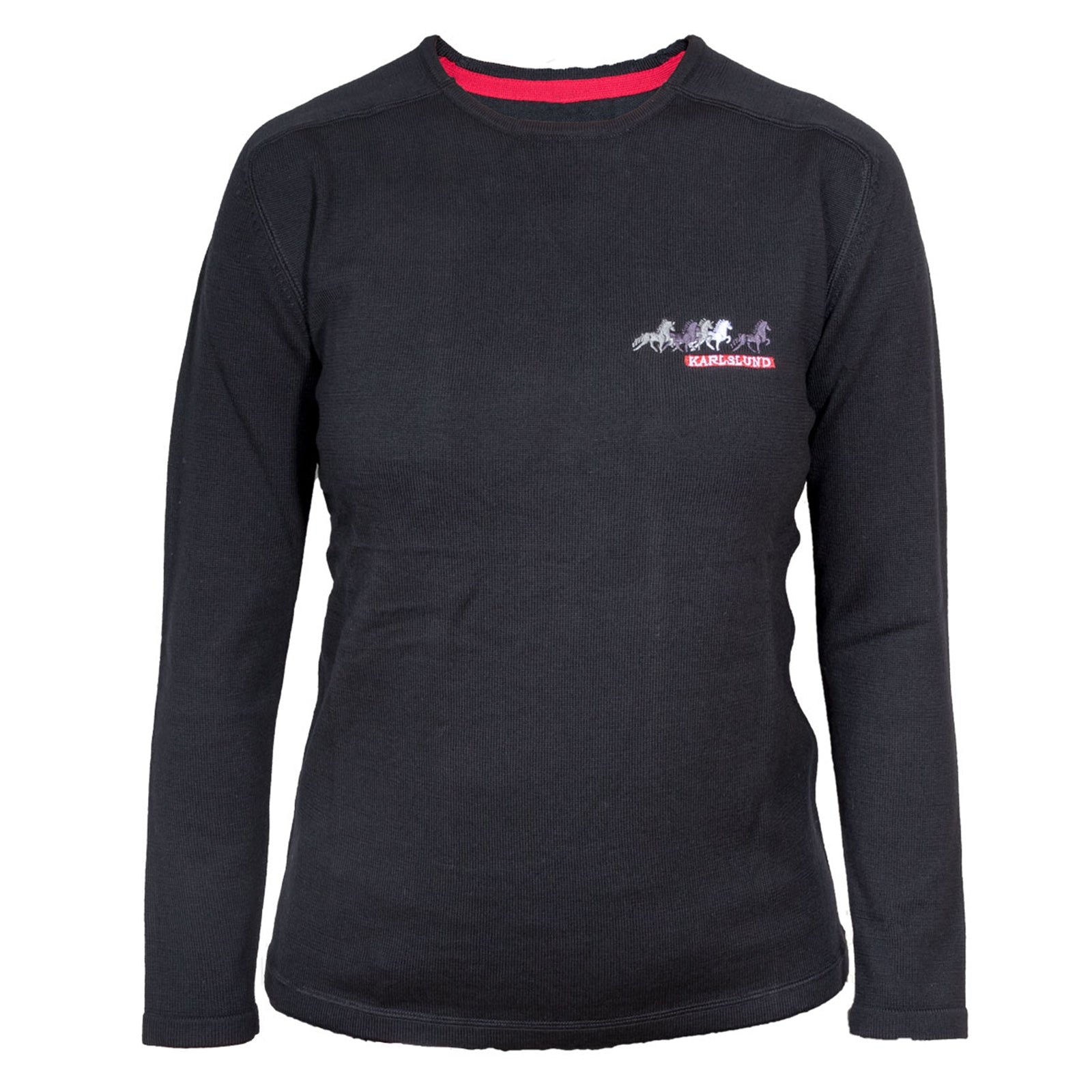 Karlslund Top manches longues laine mérinos Hekla Vêtements d'équitation femme