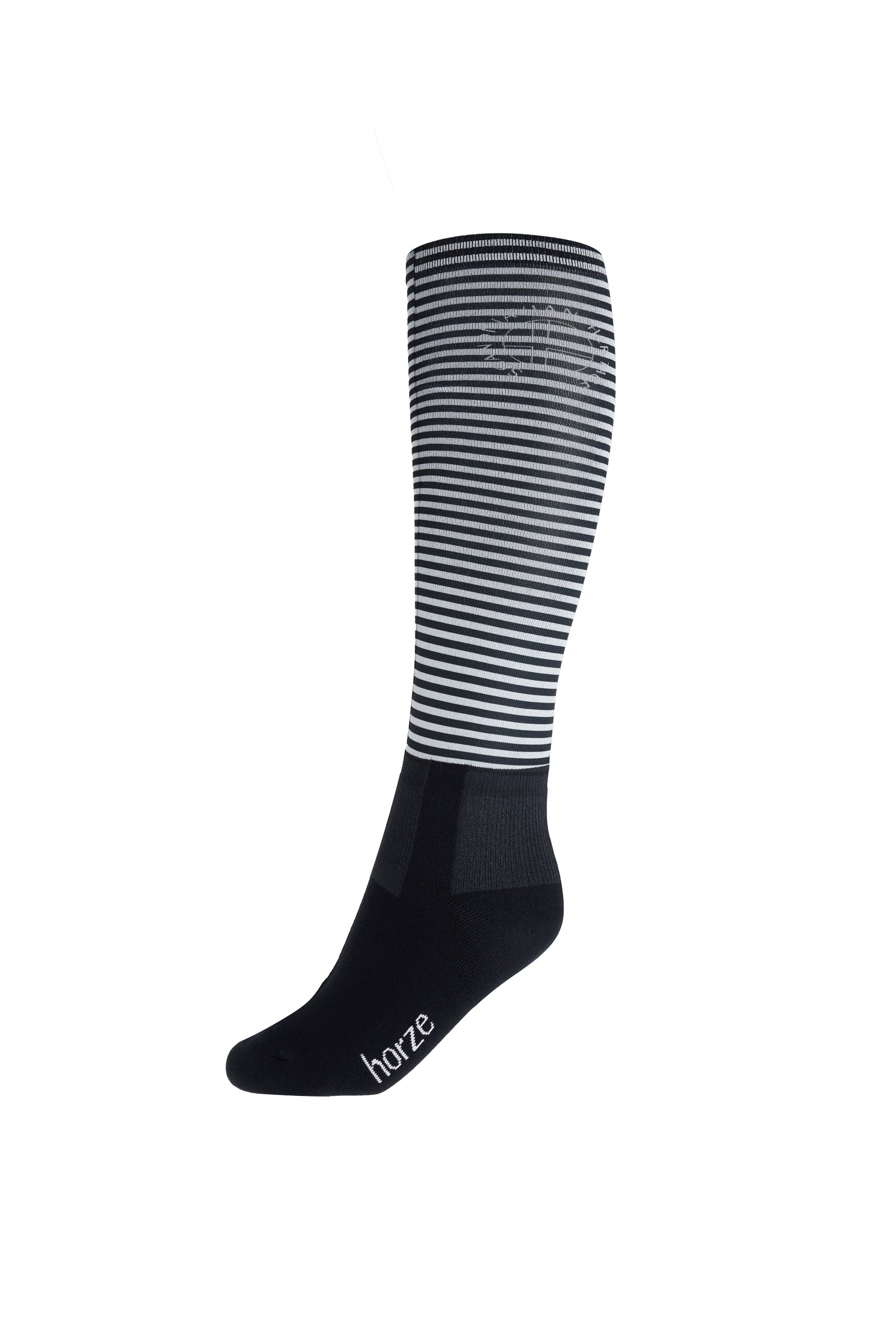 Horze Chaussettes hautes mi-bas à tige fine imprimées Chaussettes