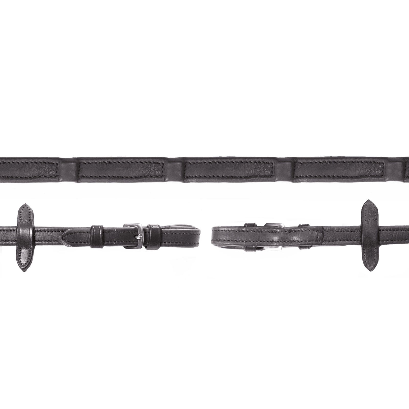 Schockemöhle Sports Rênes Dura Soft Schockmöhle Sports, rênes de cuir, intérieur en nylon Briderie et enrênements