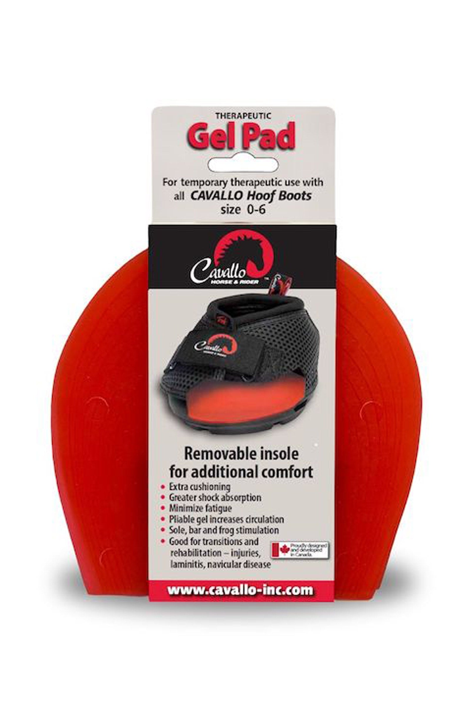 Cavallo Hoof Boots F.R.A. Pads correctifs (2 pièces) Leg Protection & Hoof Protection for Horses