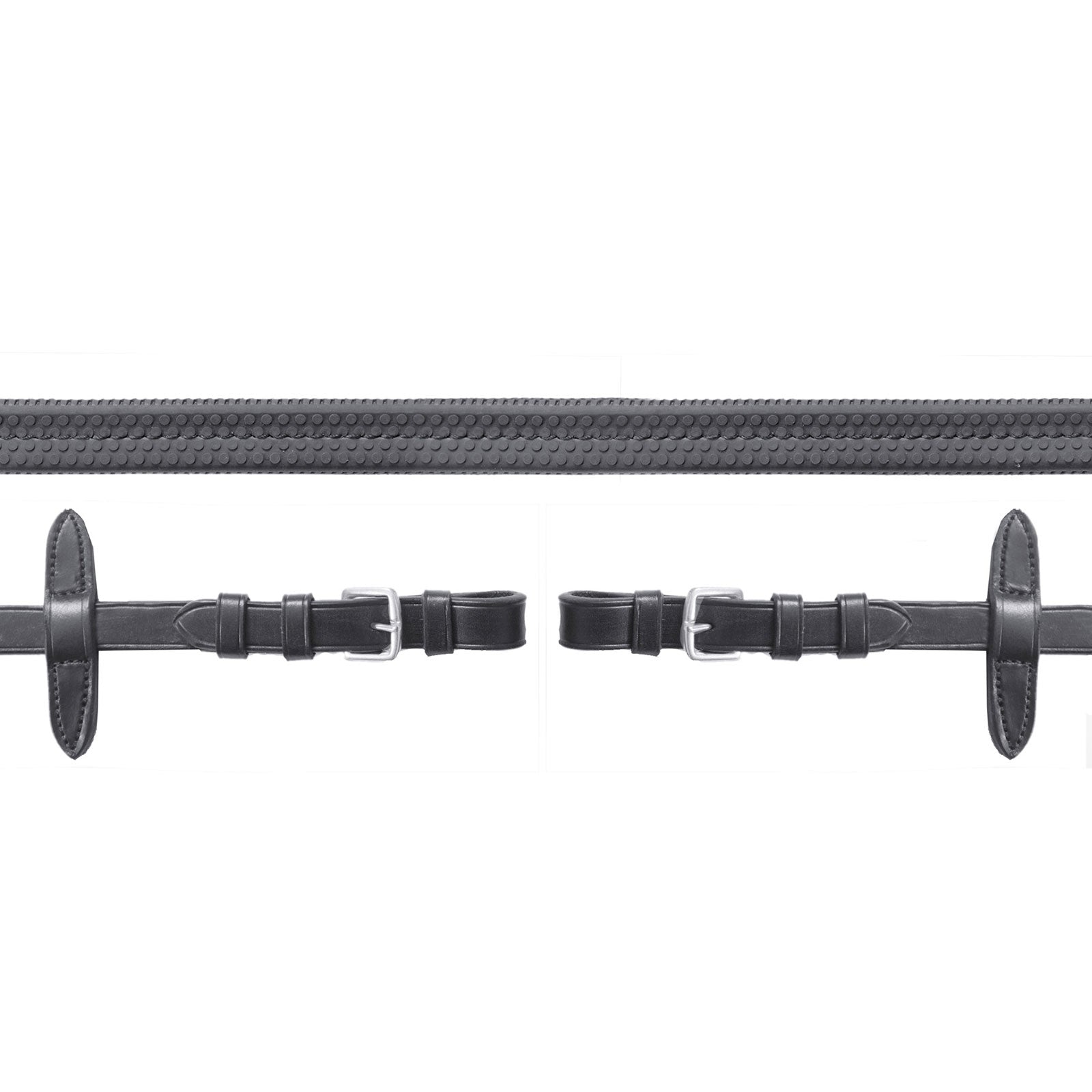 Schockemöhle Sports Rênes caoutchouc, avec boucle Neo Briderie et enrênements