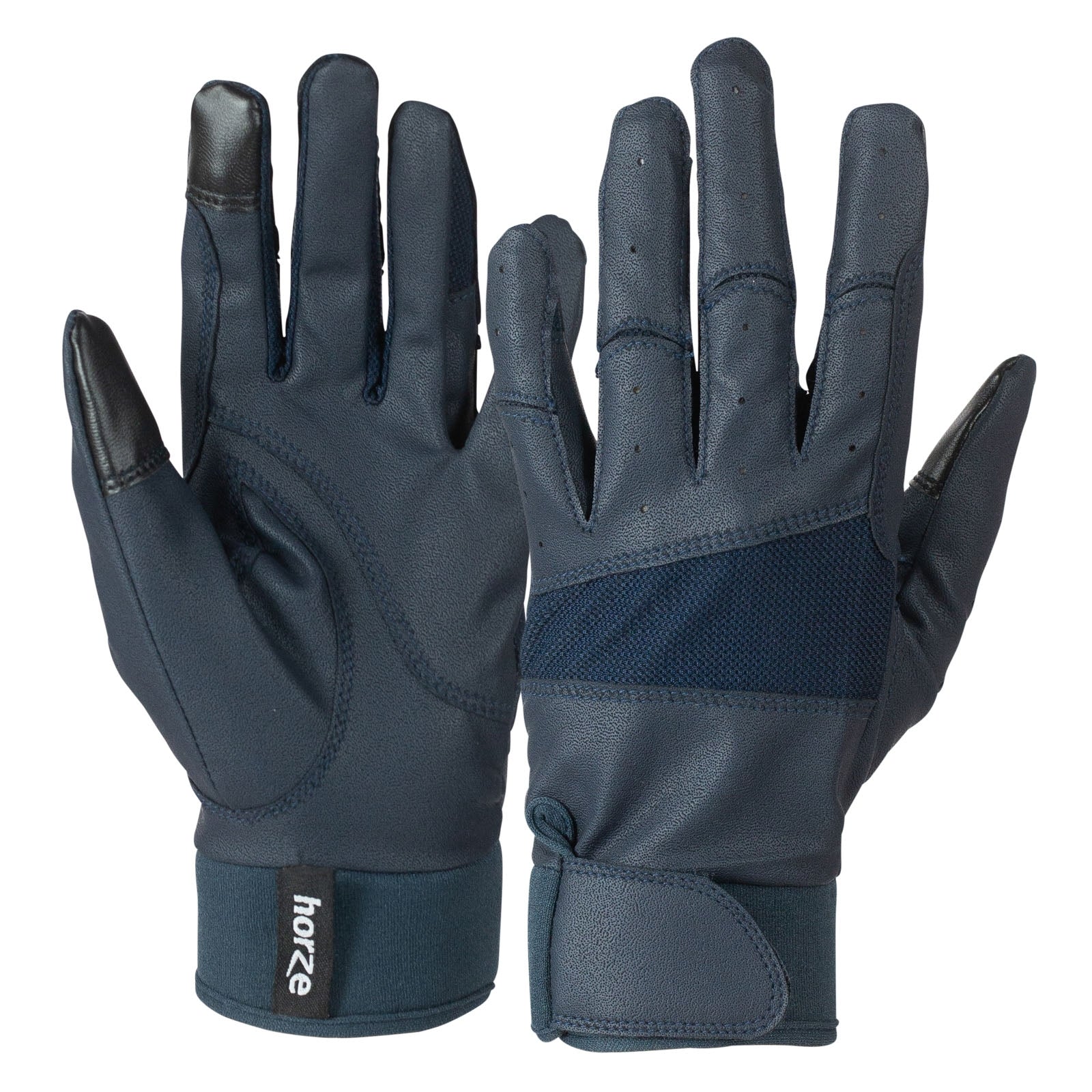 Horze Gants extensibles pour femmes avec poignets en néoprène Gants d'équitation