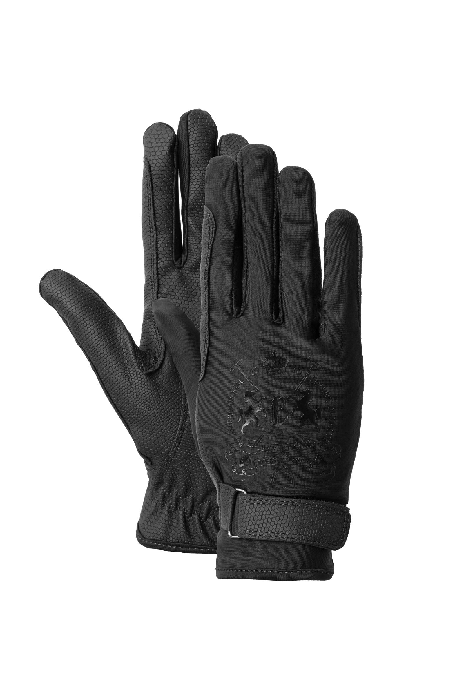 B Vertigo Gants d'équitation Laia, femme, avec logo imprimé Gants d'équitation