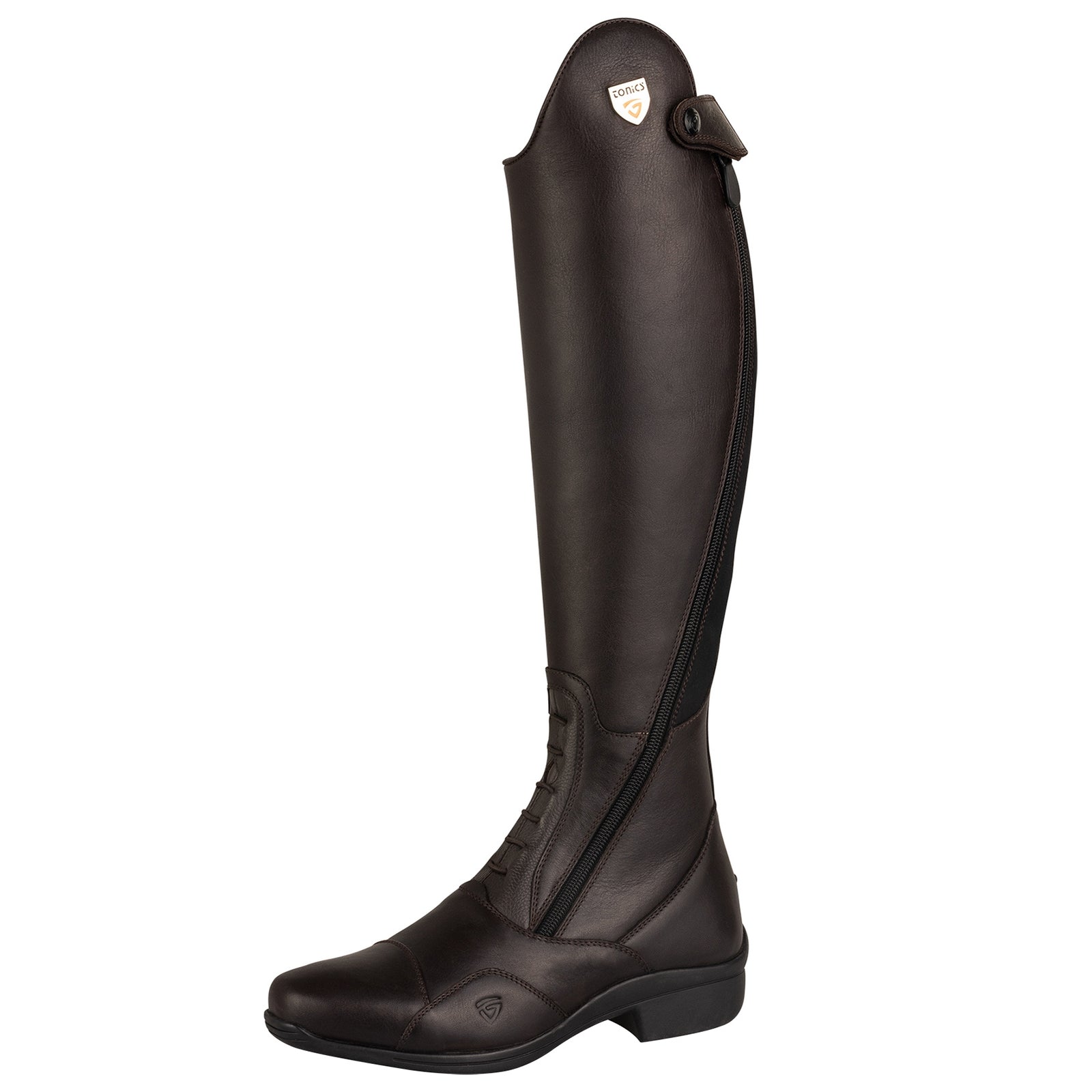 Bottes d’équitation à lacets pour femme, marron clair Bottes d’équitation à lacets pour femme, marron clair