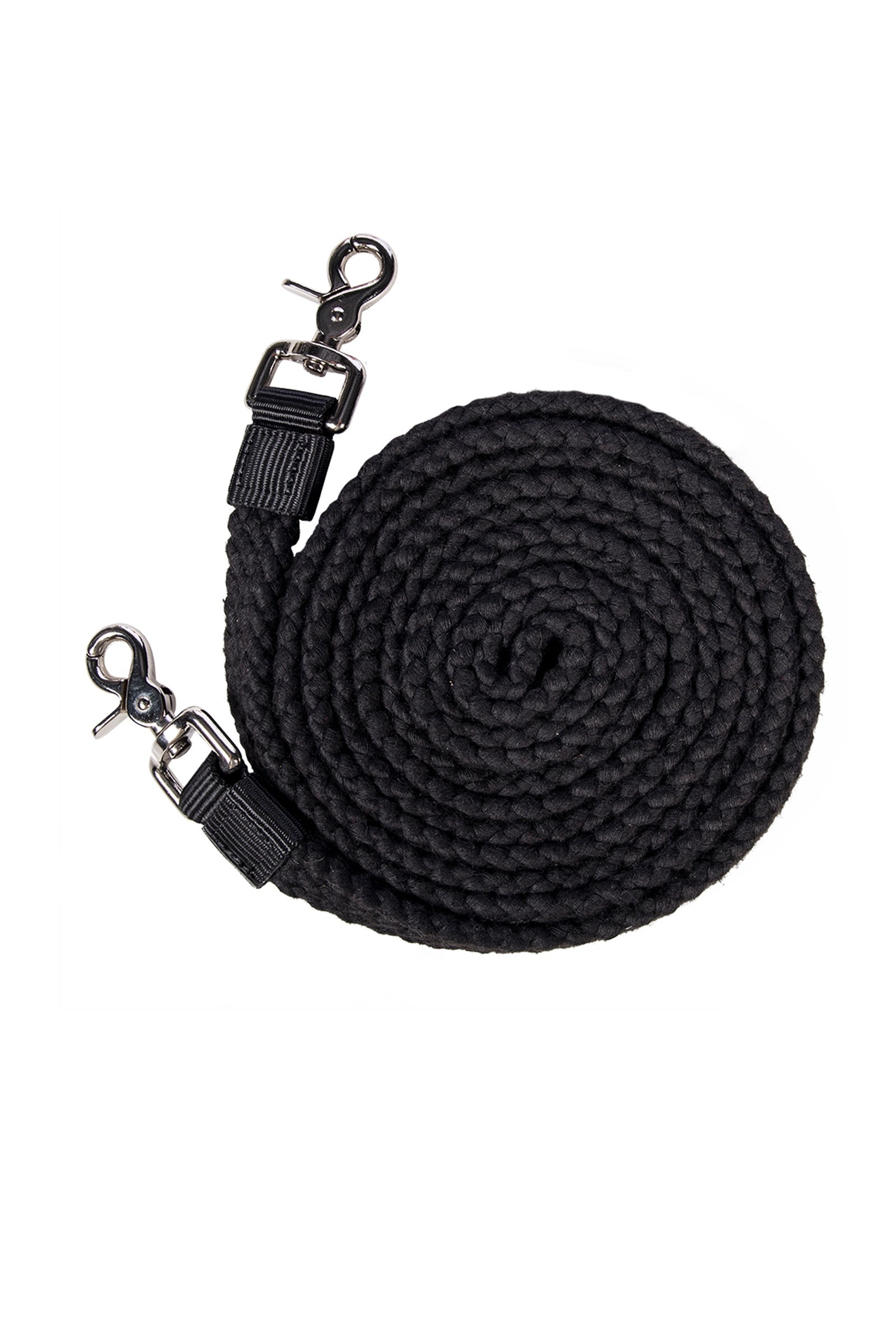 F.R.A. Freedom Riding Articles Gabi Flat Woven Cotton Reins 25mm, w/ Clips 300cm Briderie et enrênements