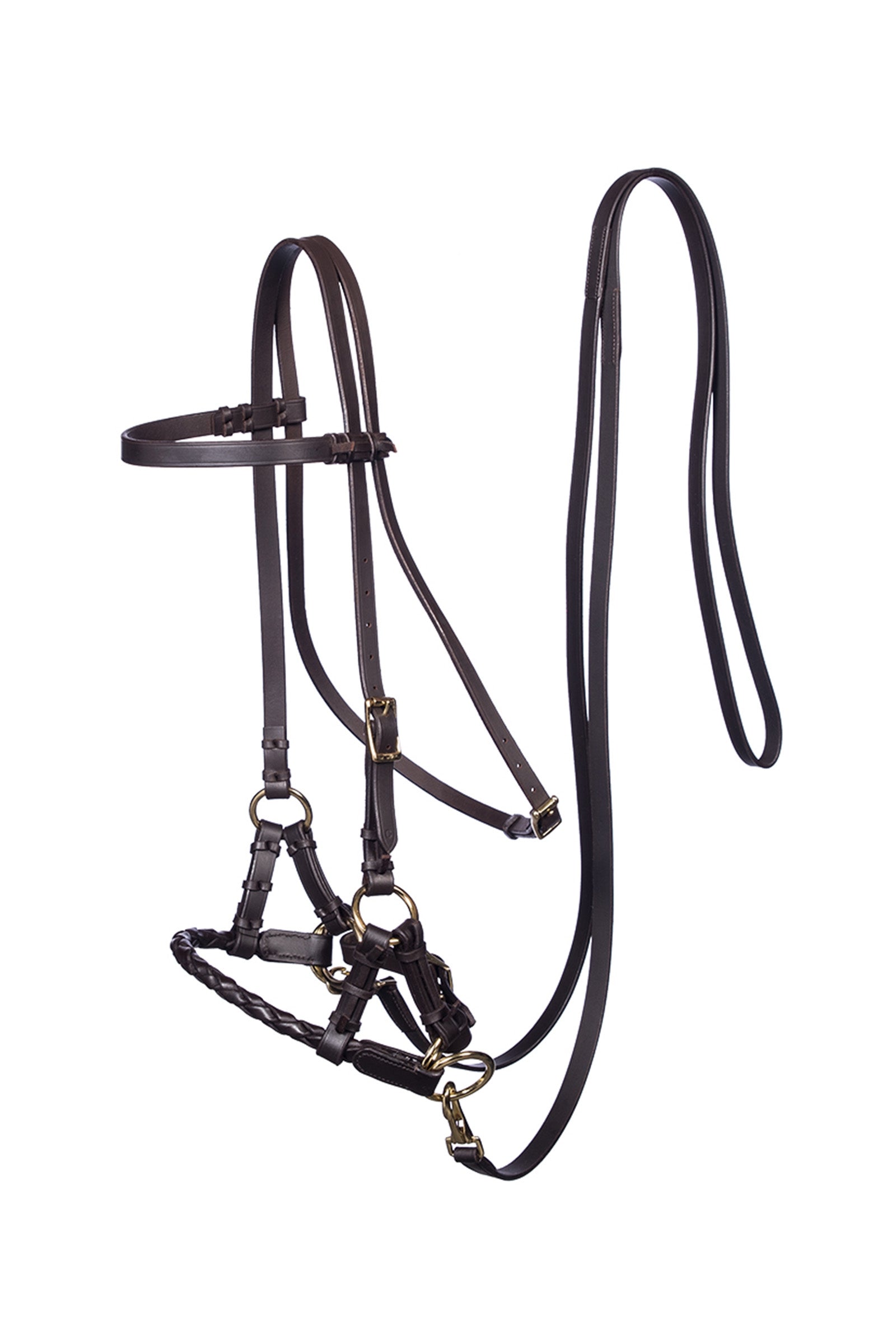 F.R.A. Freedom Riding Articles Pariba Sidepull (System 3) Woven Noseband, w/reins Briderie et enrênements