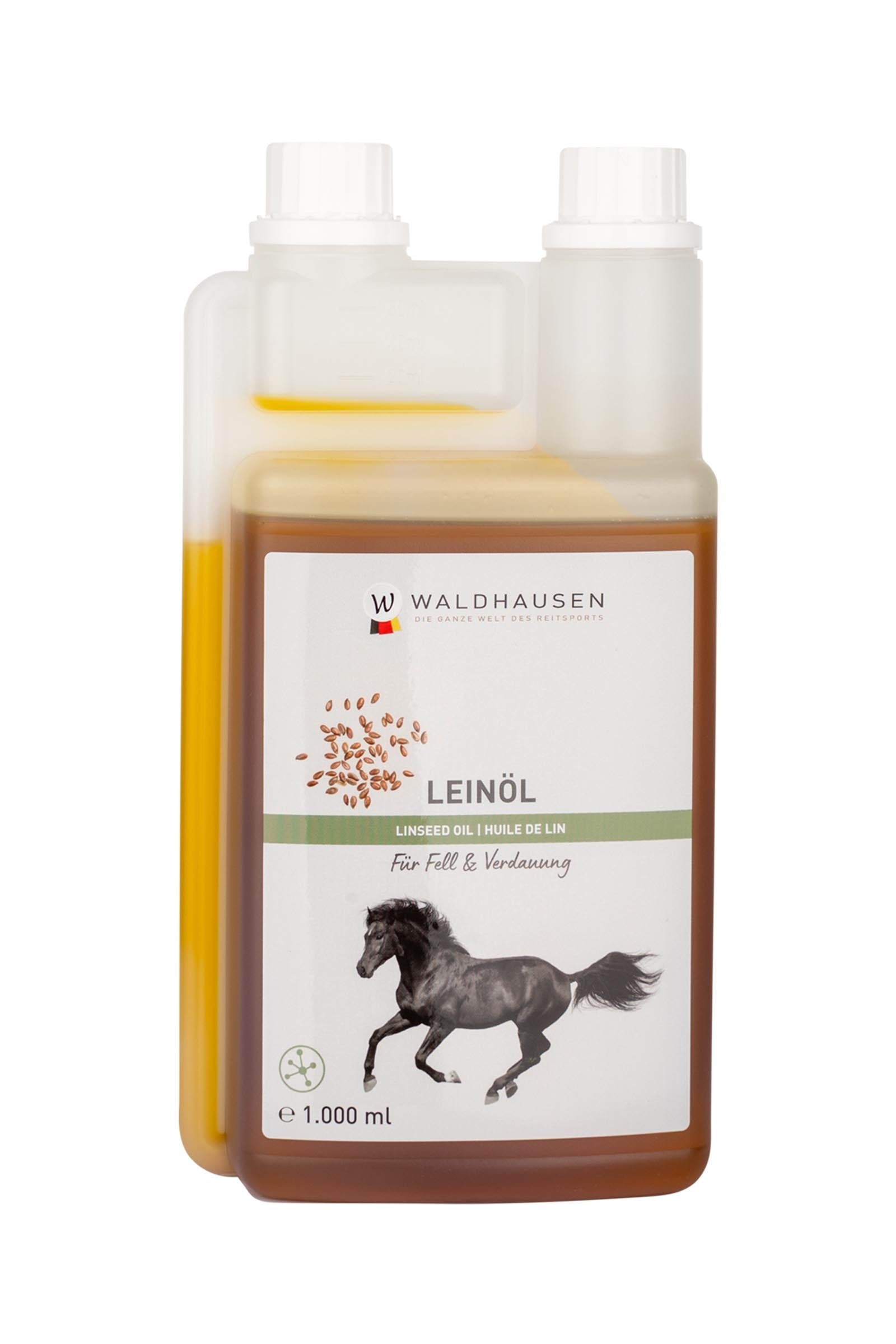 Waldhausen Huile de lin, 1L Horse Feed & Nutrition