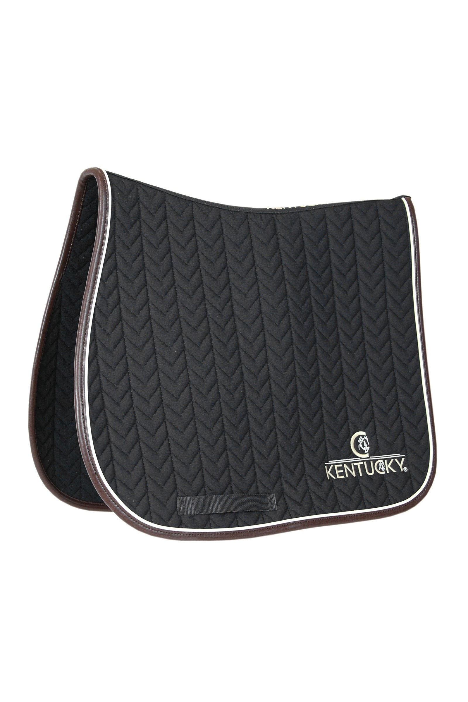 Kentucky Horsewear Tapis de selle arête cuir Jumping Tapis de selle