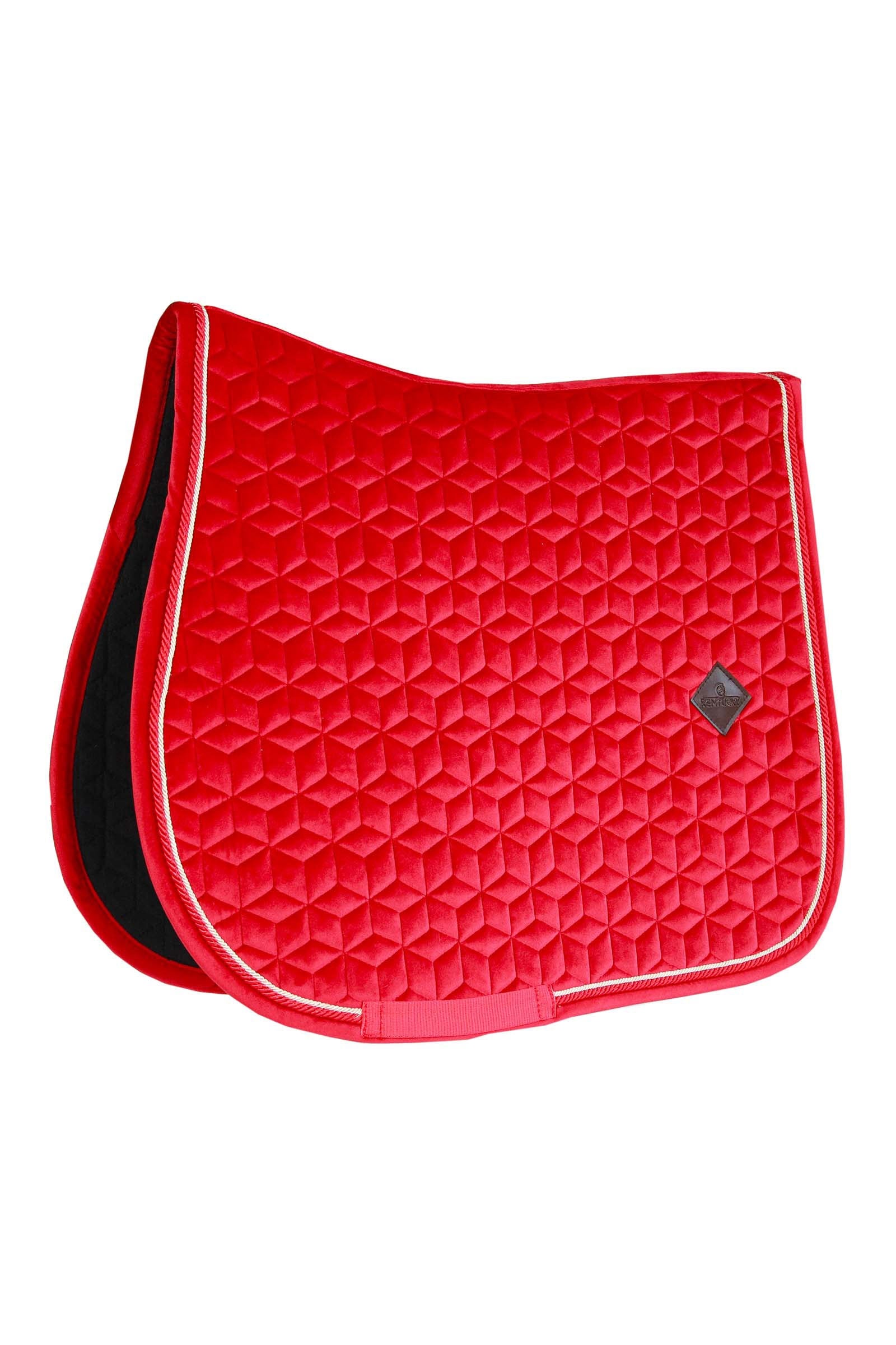 Kentucky Horsewear Tapis de Selle Glitter Dressage Blanc/Blanc
