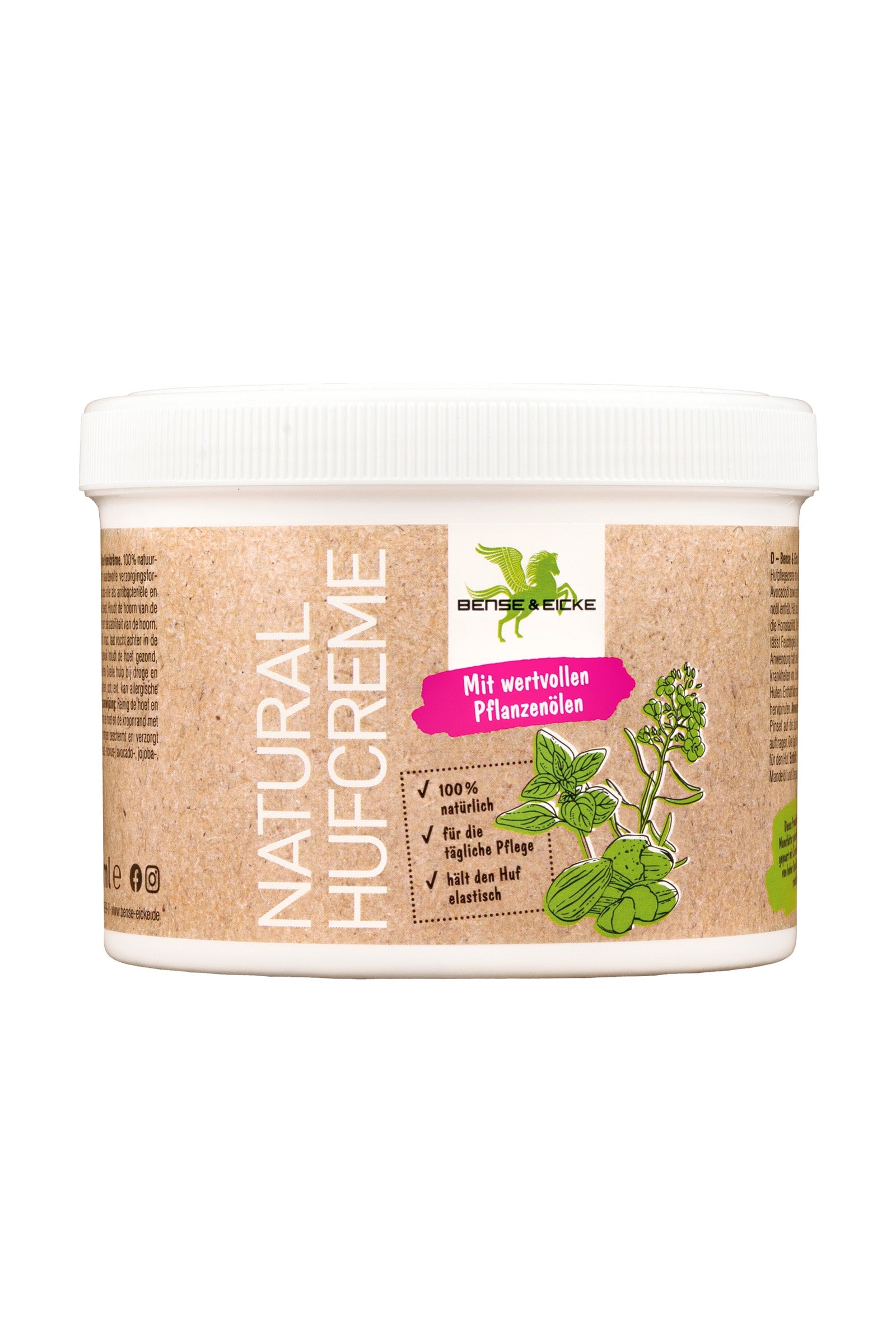 Bense & Eicke Crème naturelle pour les sabots, 500ml Soins