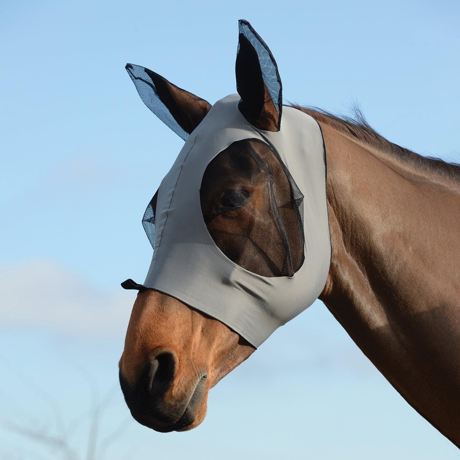 Weatherbeeta Stretch Bug Fly Mask With Ears Antifly Protection for Horses