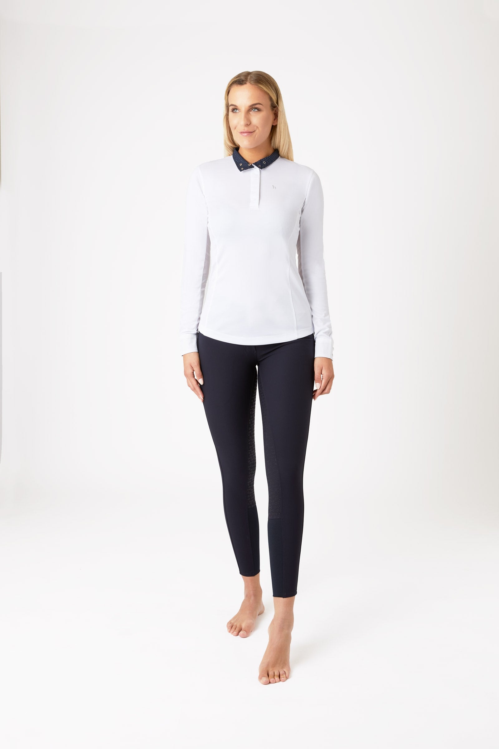 Horze Polo fonctionnel à manches longues Blaire, femme LSF 30+ Vêtements d'équitation femme