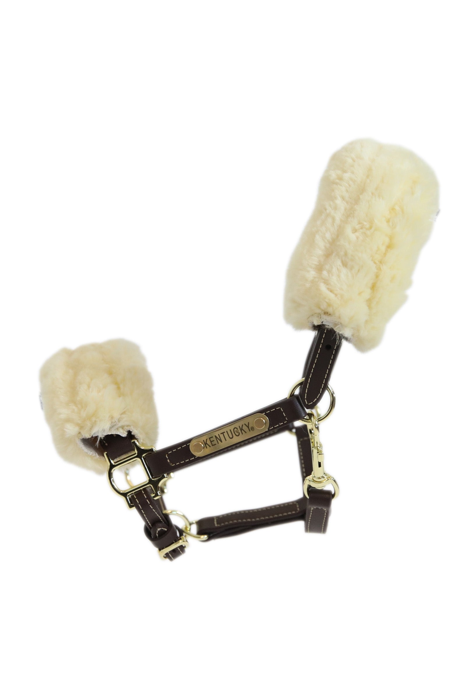 Kentucky Horsewear Leather Halter Sheepskin Halters & Leads