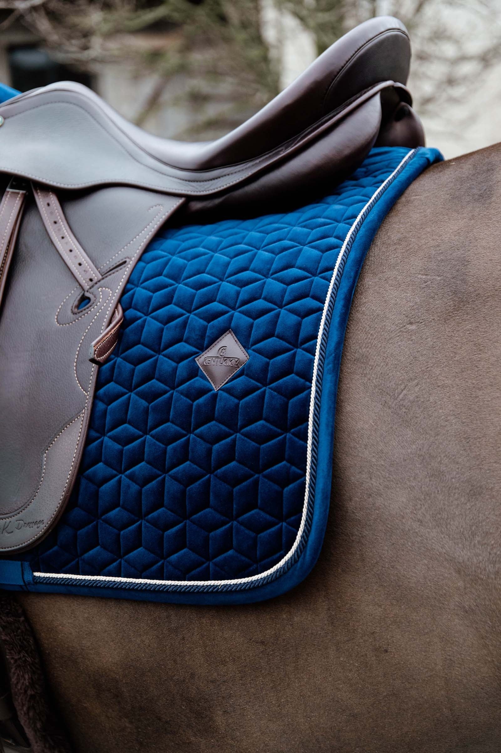 Kentucky Horsewear Basic Velvet Dressage Saddle Pad Saddle Pads