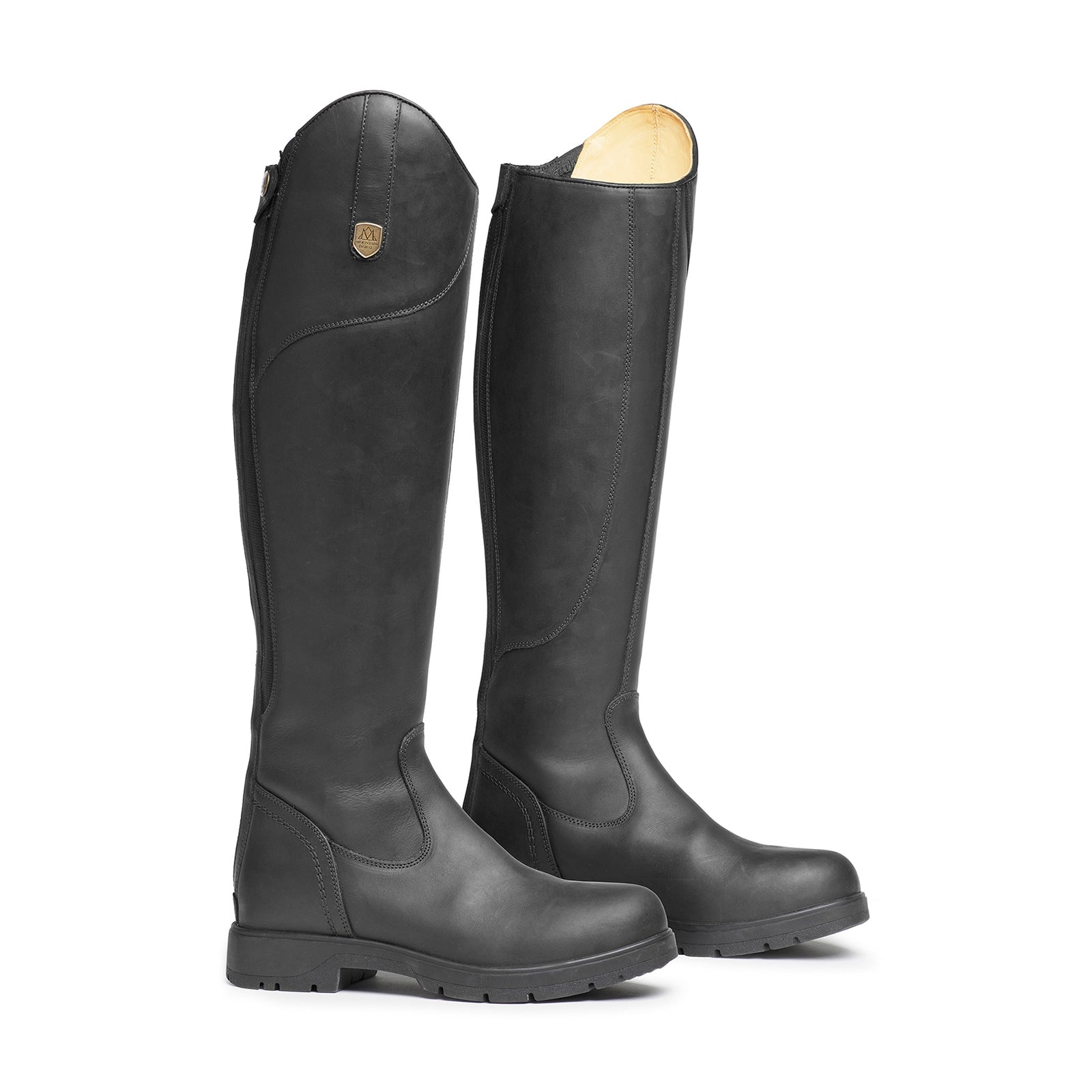 Lot De 2 Bottes D'équitation Sam Edelman - Cuir Noir Et Marron, Taille 8-9, Talon Bas - Occasion