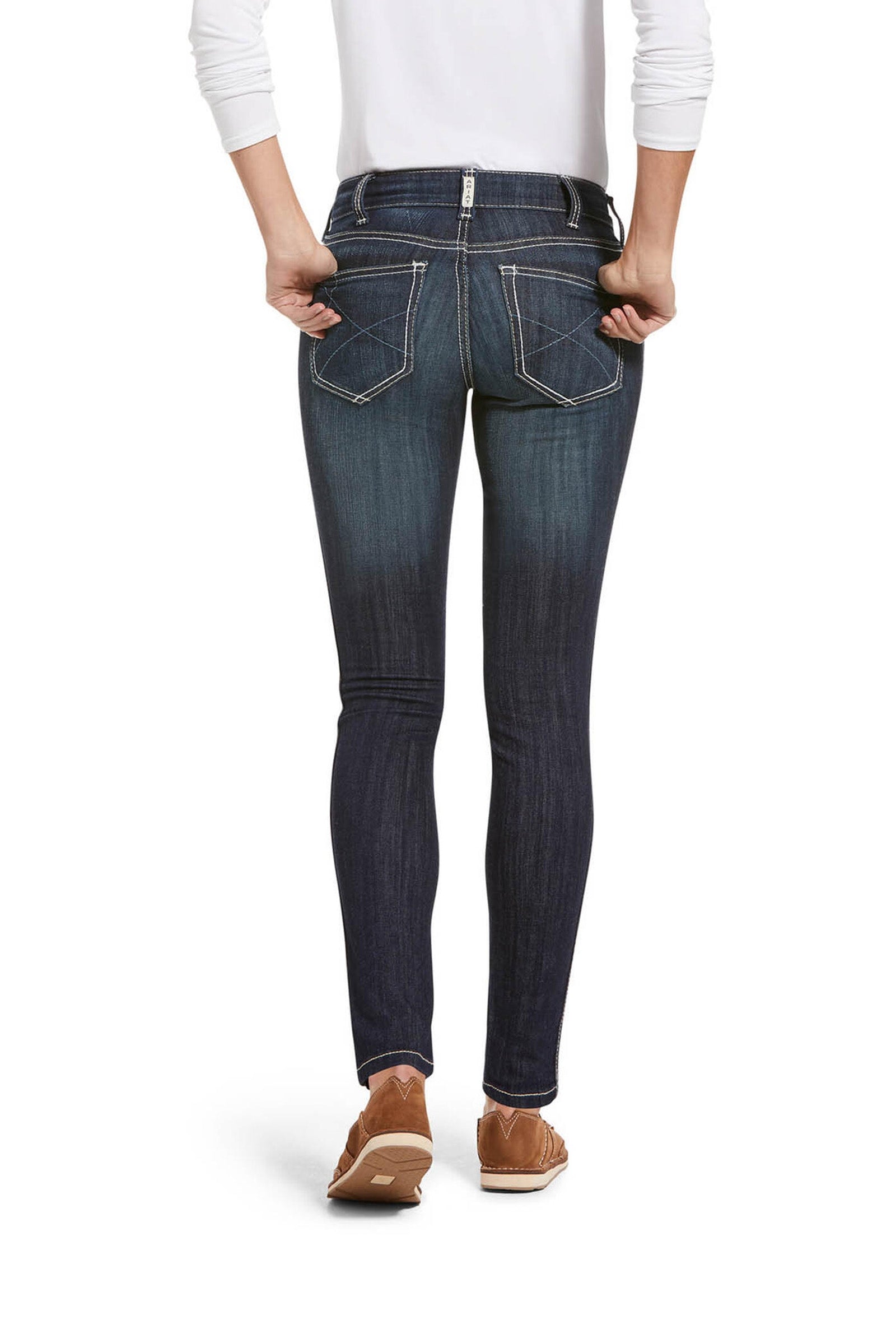 Ariat Ella R.E.A.L. Outseam Women´s Skinny Jeans Mid Rise Womens Breeches