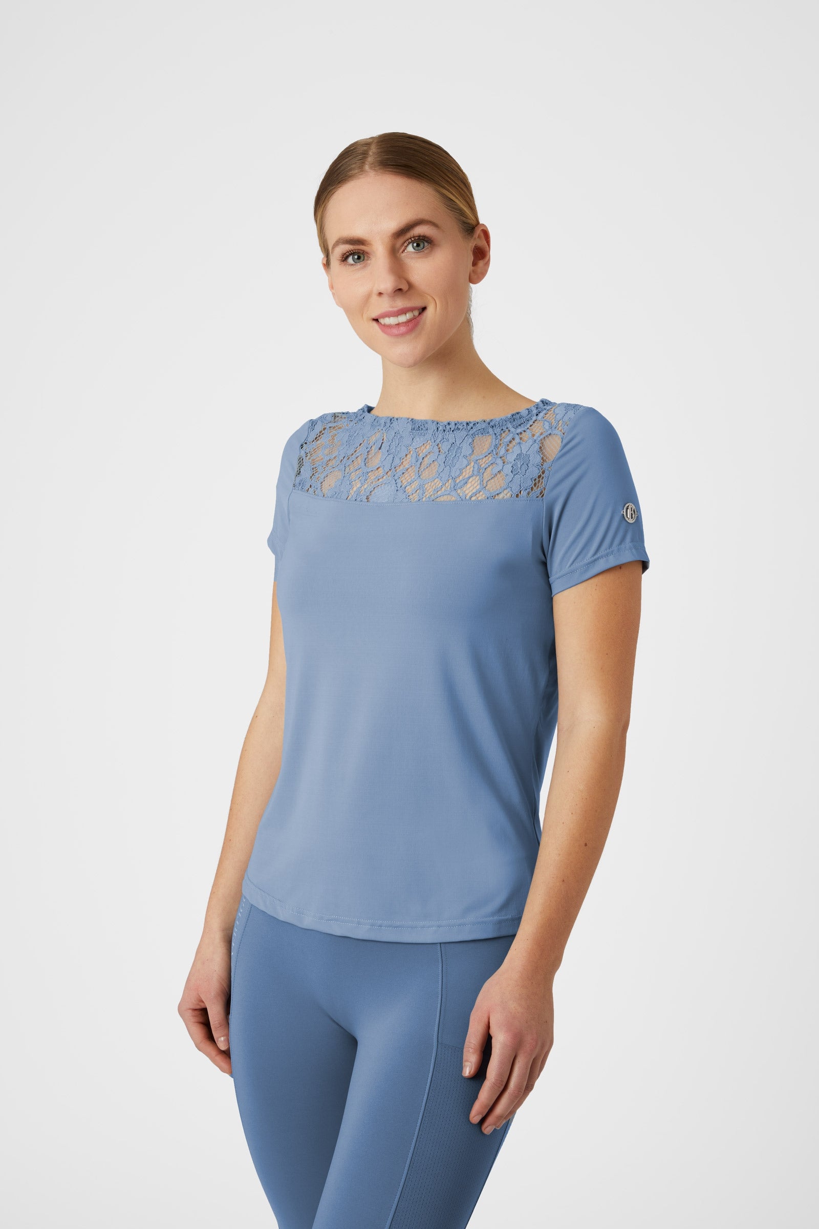B Vertigo T-shirt en dentelle Natalia femme Vêtements d'équitation femme