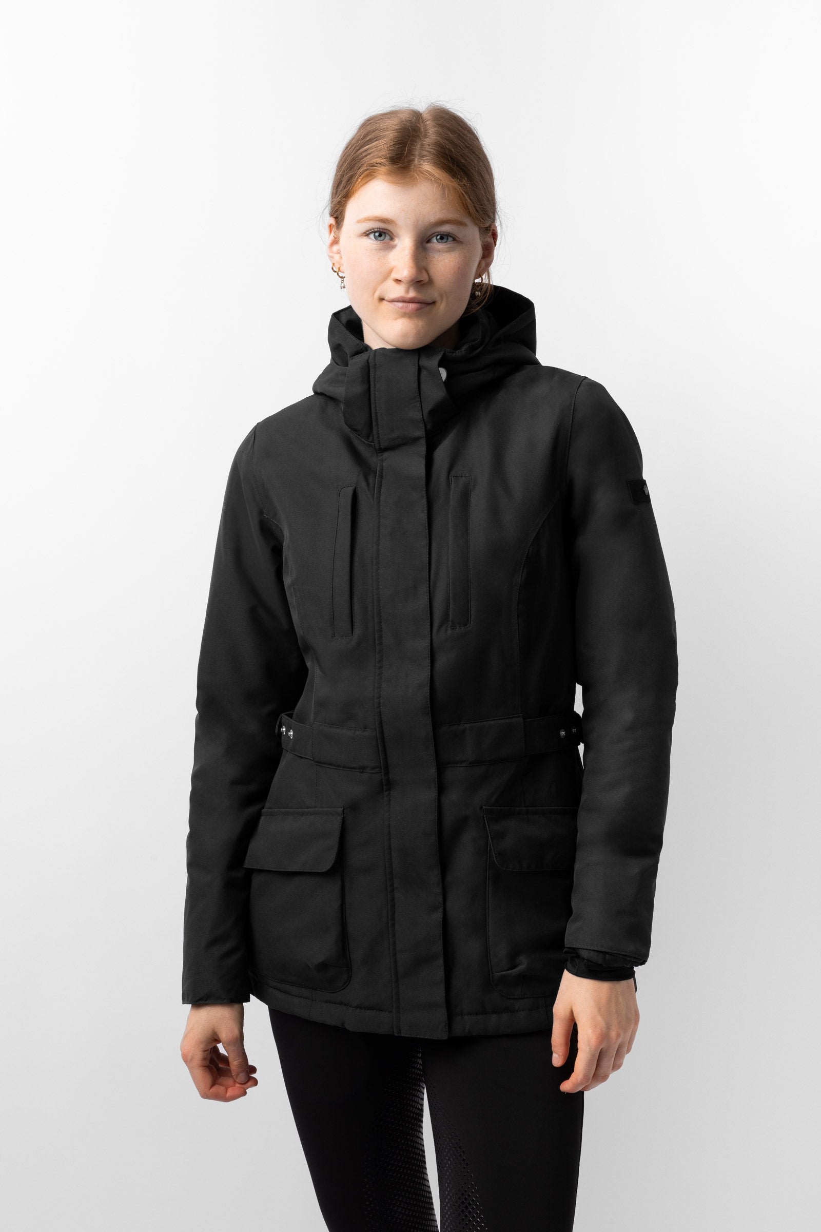 Veste D'hiver Noire Pour Femme - Marque BHS Taille 10 - Occasion Très Bon état
