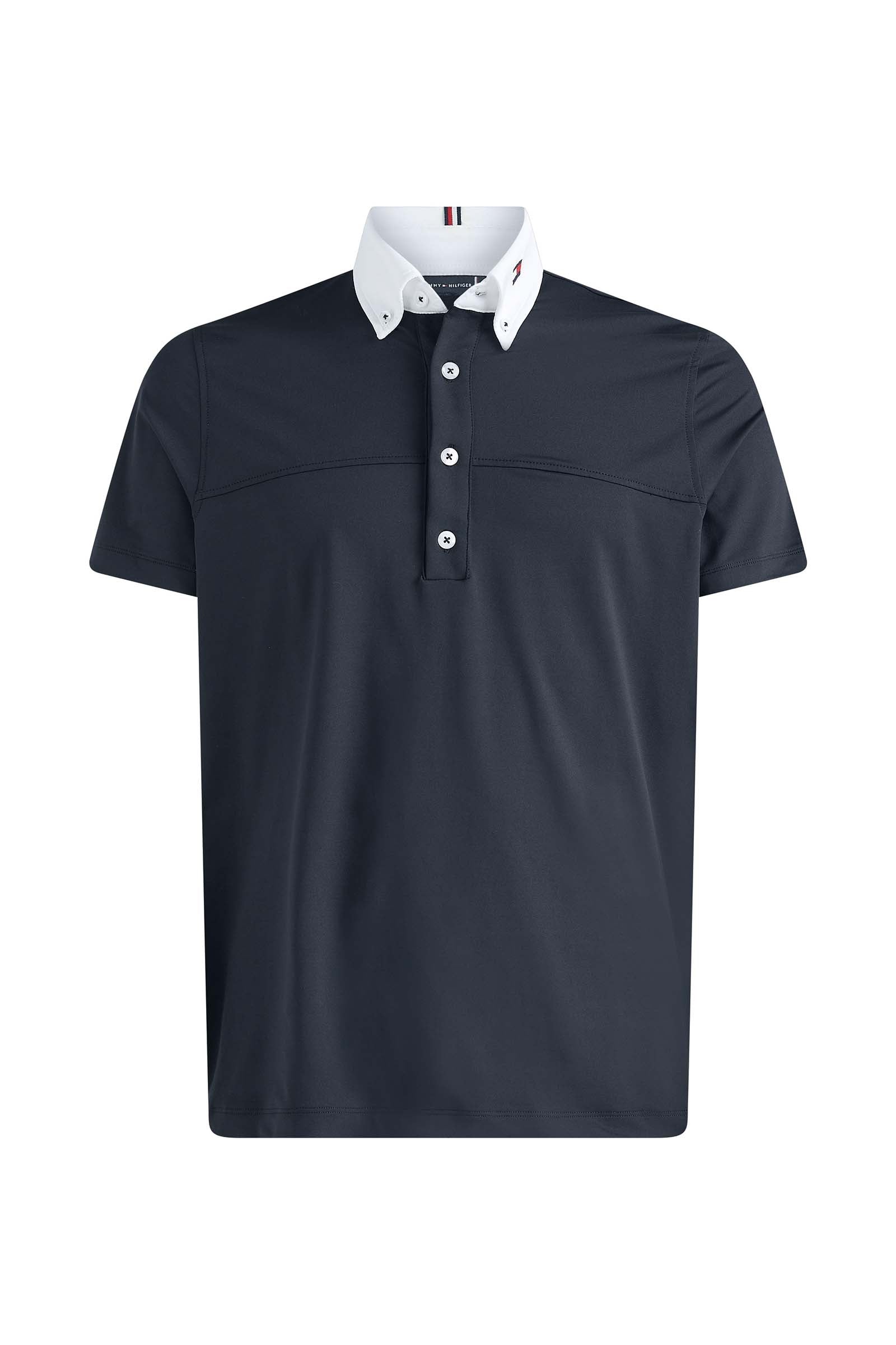 Tommy Hilfiger Equestrian T-Shirt de concours à manches courtes pour hommes Vêtements d'équitation homme