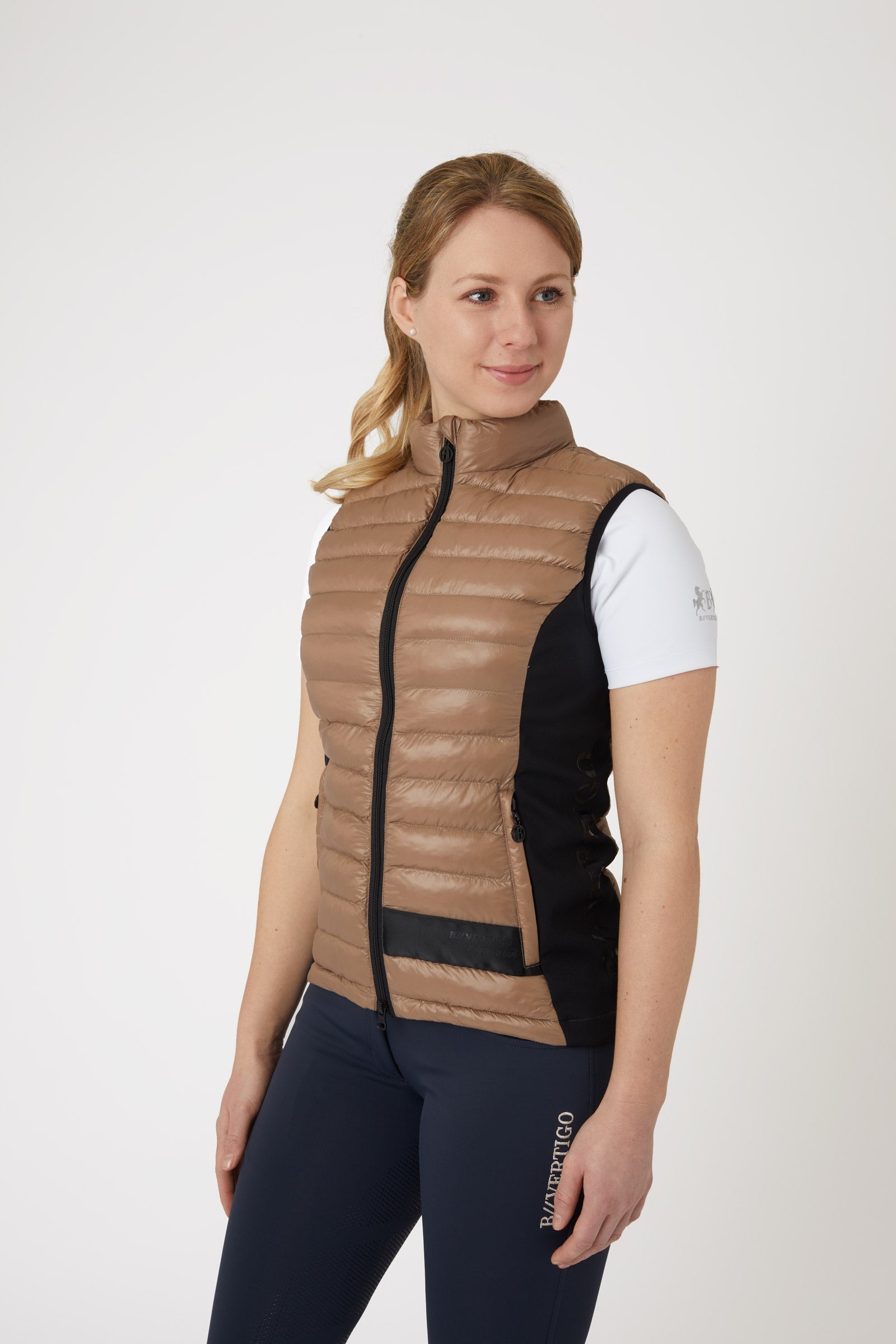 B Vertigo Doudoune sans manches d'équitation ultra légère Sia pour femme Vêtements d'équitation femme