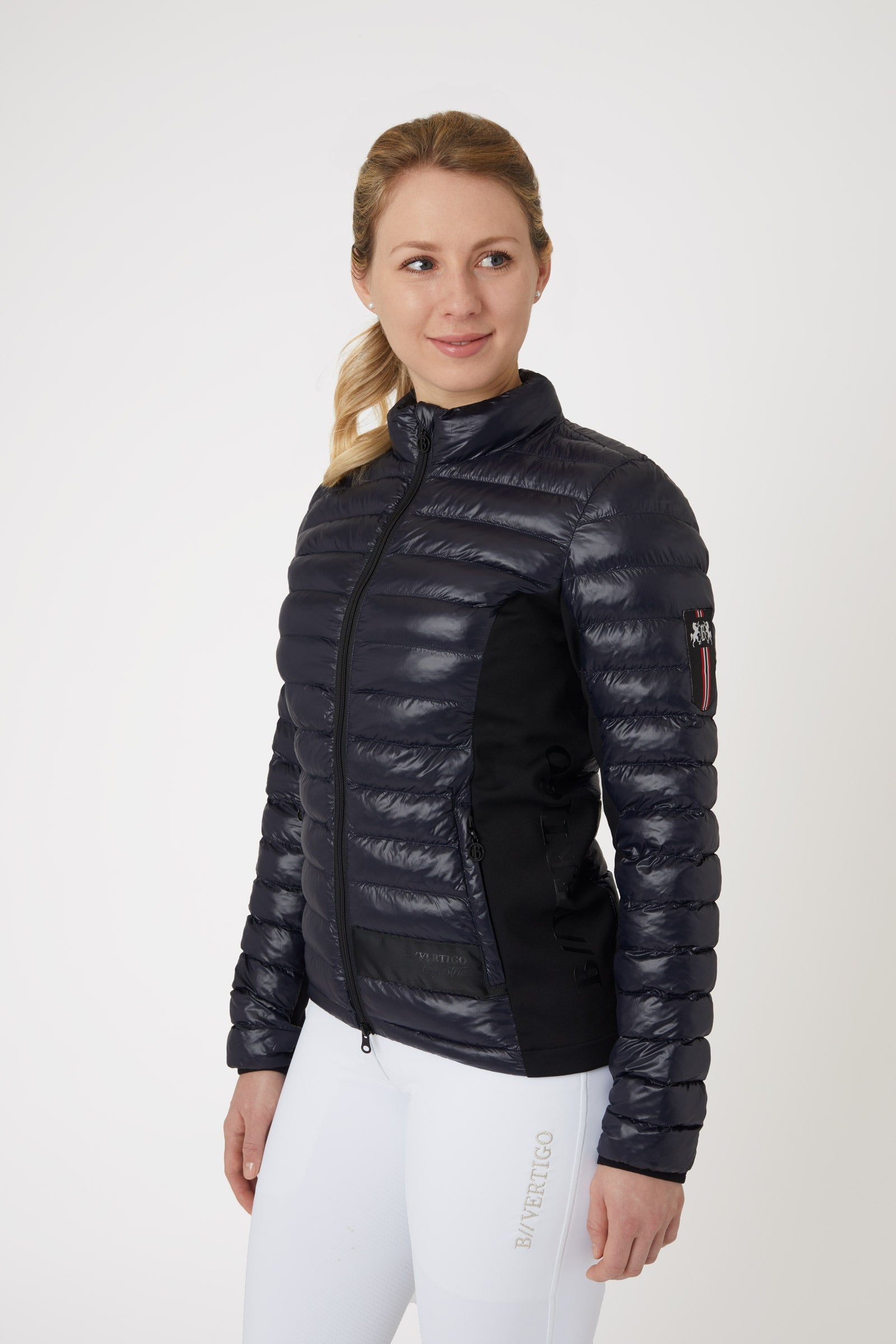 B Vertigo Veste d'équitation doudoune ultra légère Simone pour femme Vêtements d'équitation femme