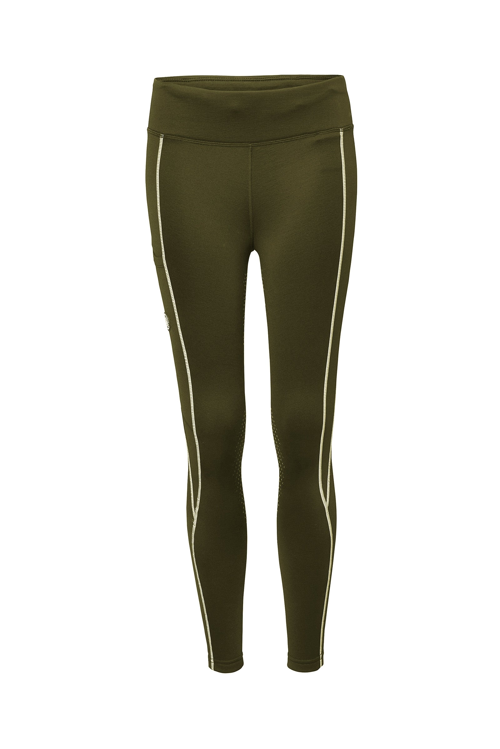 Mountain Horse Leggings d'équitation techniques fond intégral Grip Jade enfant Vêtements d'équitation enfant