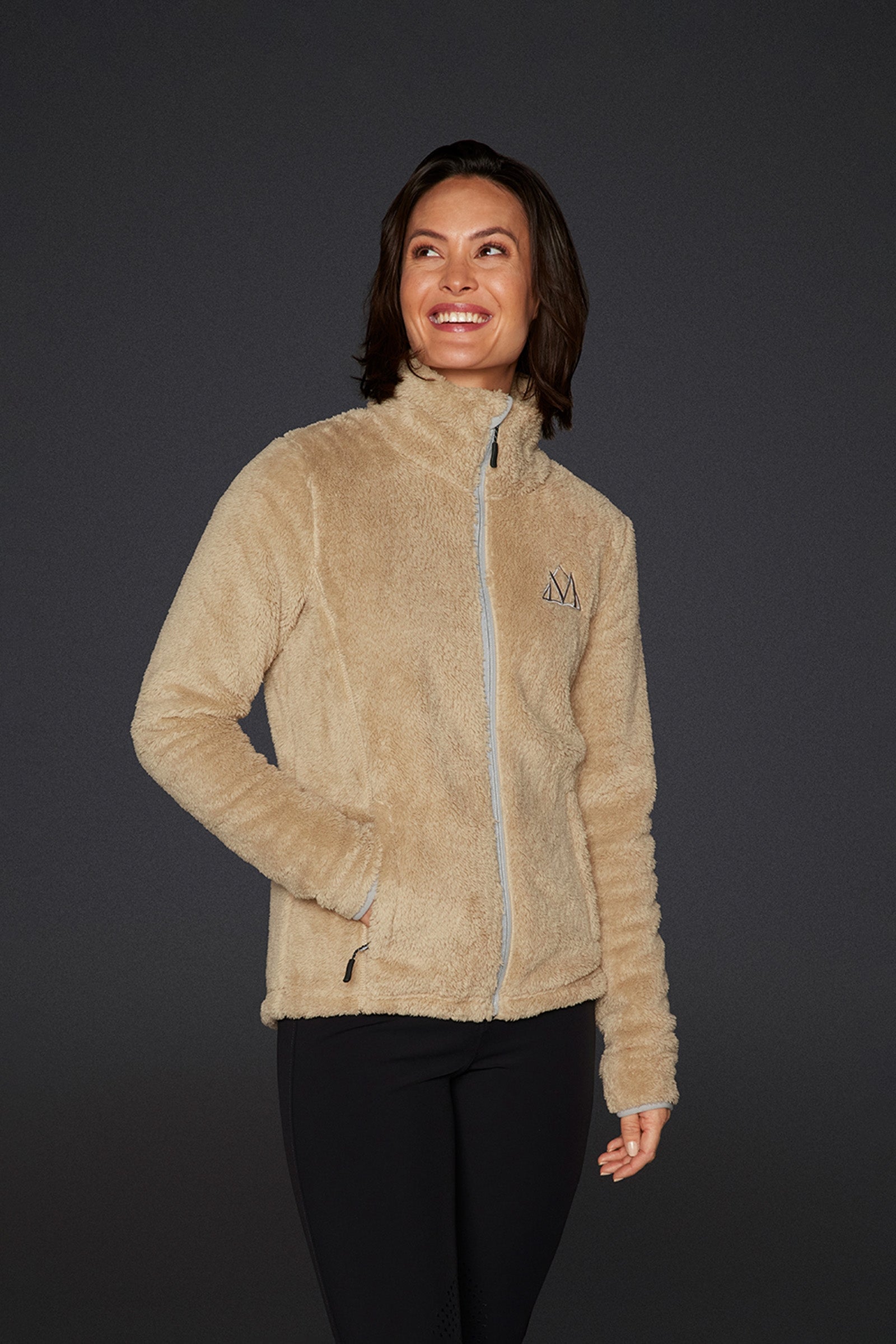 Mountain Horse Veste polaire Fuzzy pour femme Vêtements d'équitation femme