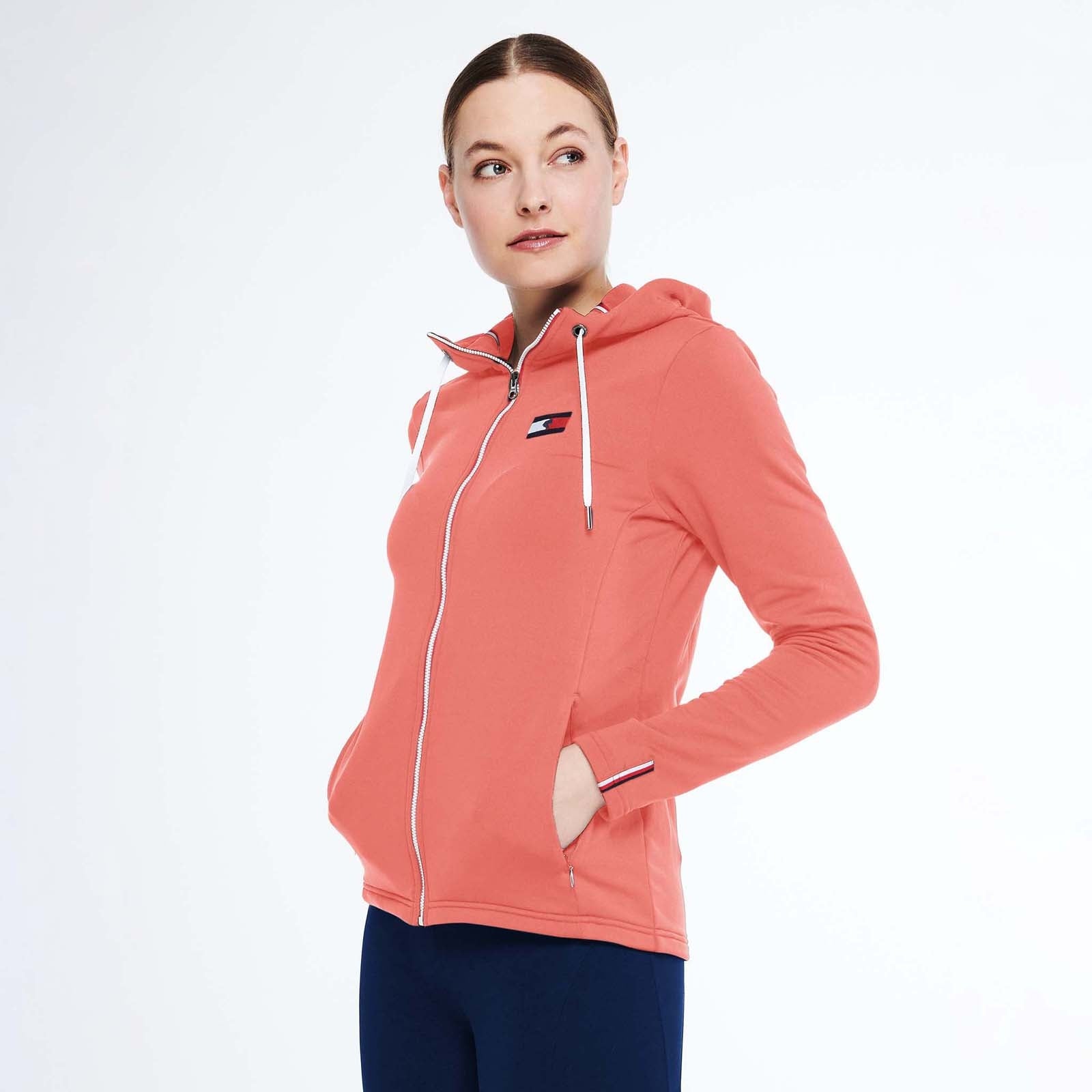Tommy Hilfiger Equestrian Veste d'entraînement Performance Unie Vêtements d'équitation femme