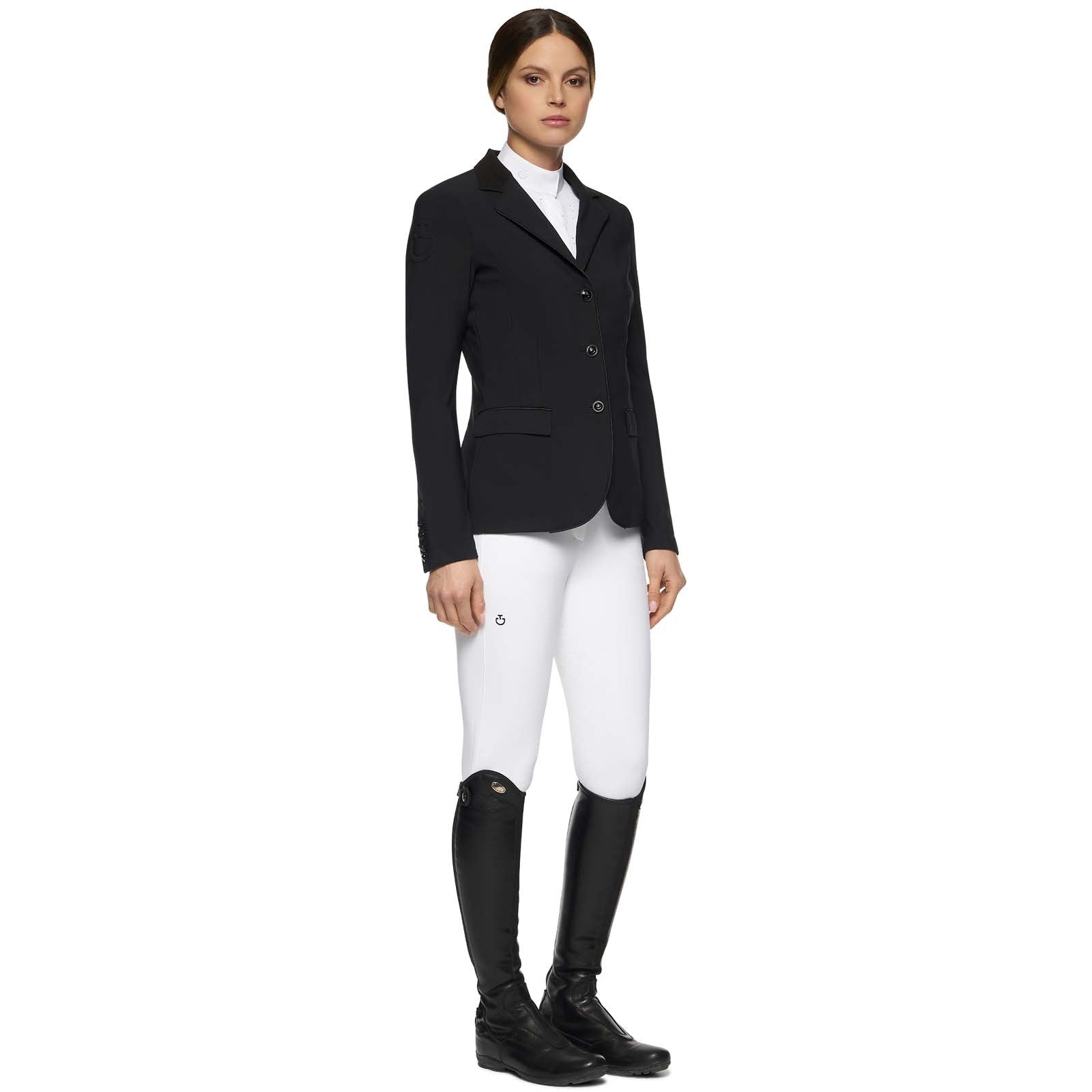 Cavalleria Toscana GP Women's Perforated Show Jacket Vêtements d'équitation femme