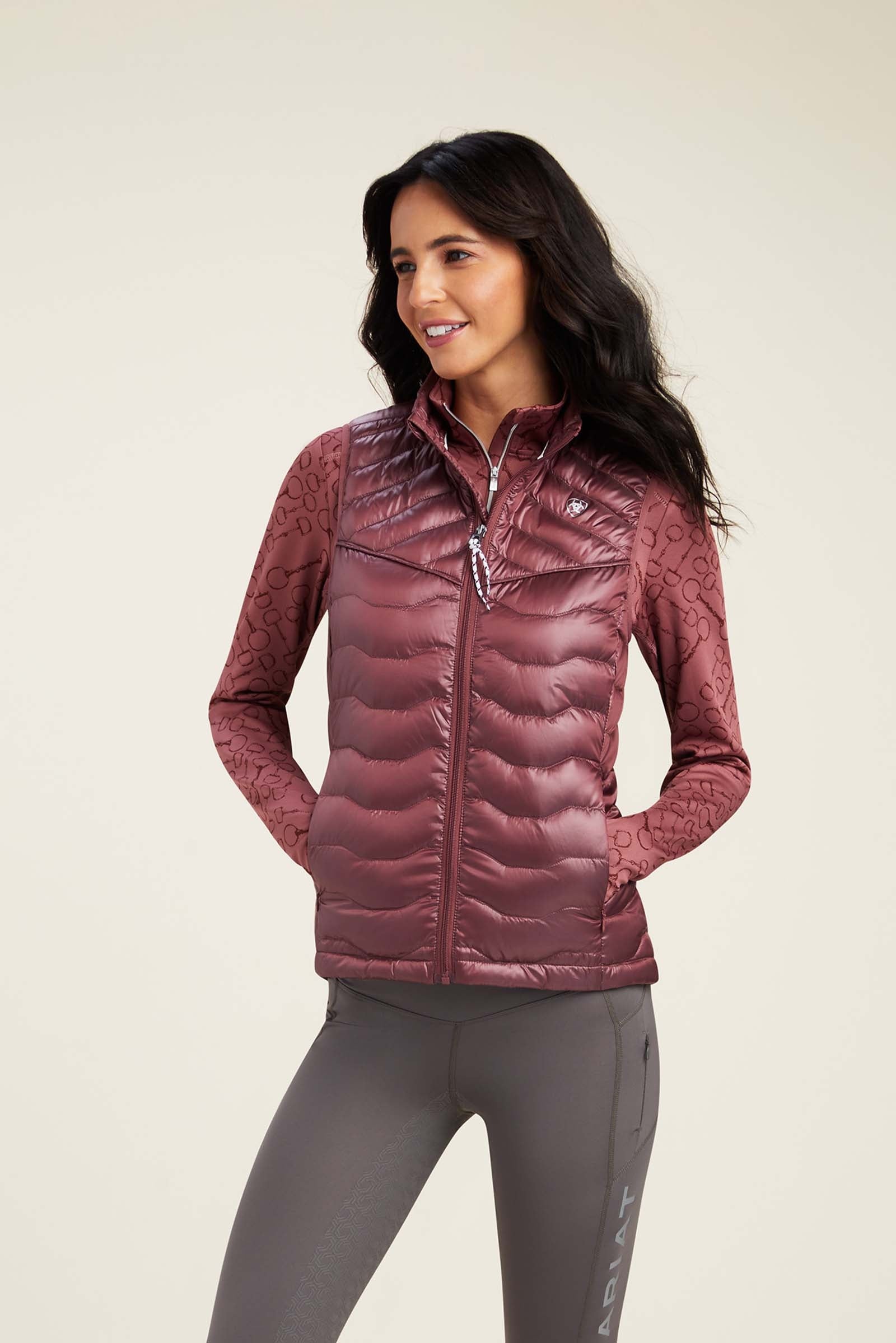 Ariat Ideal Down gilet sans manches pour femmes Vêtements d'équitation femme