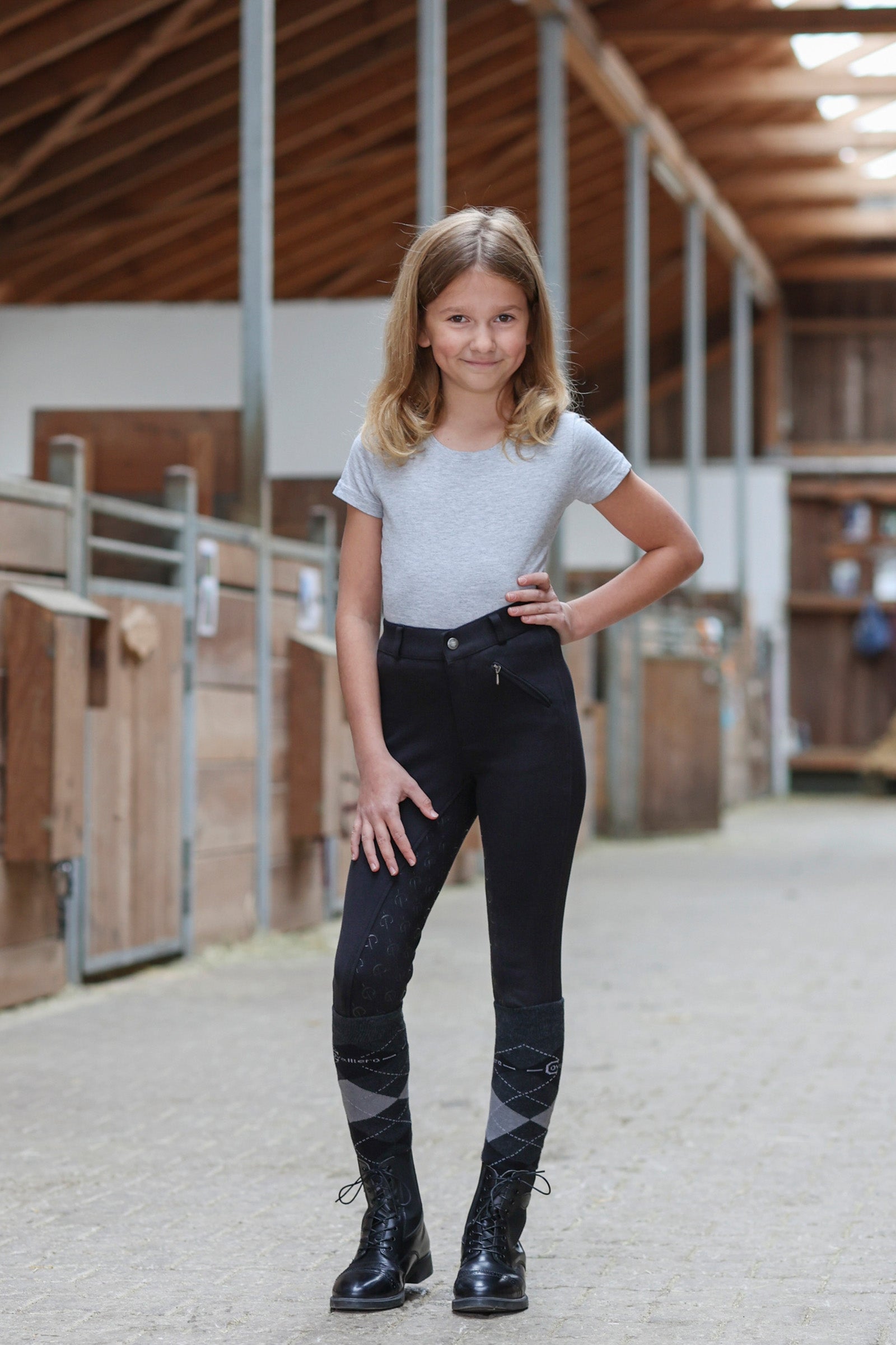 Covalliero Pantalon d'équitation Organomic Teens Adolescent Vêtements d'équitation enfant